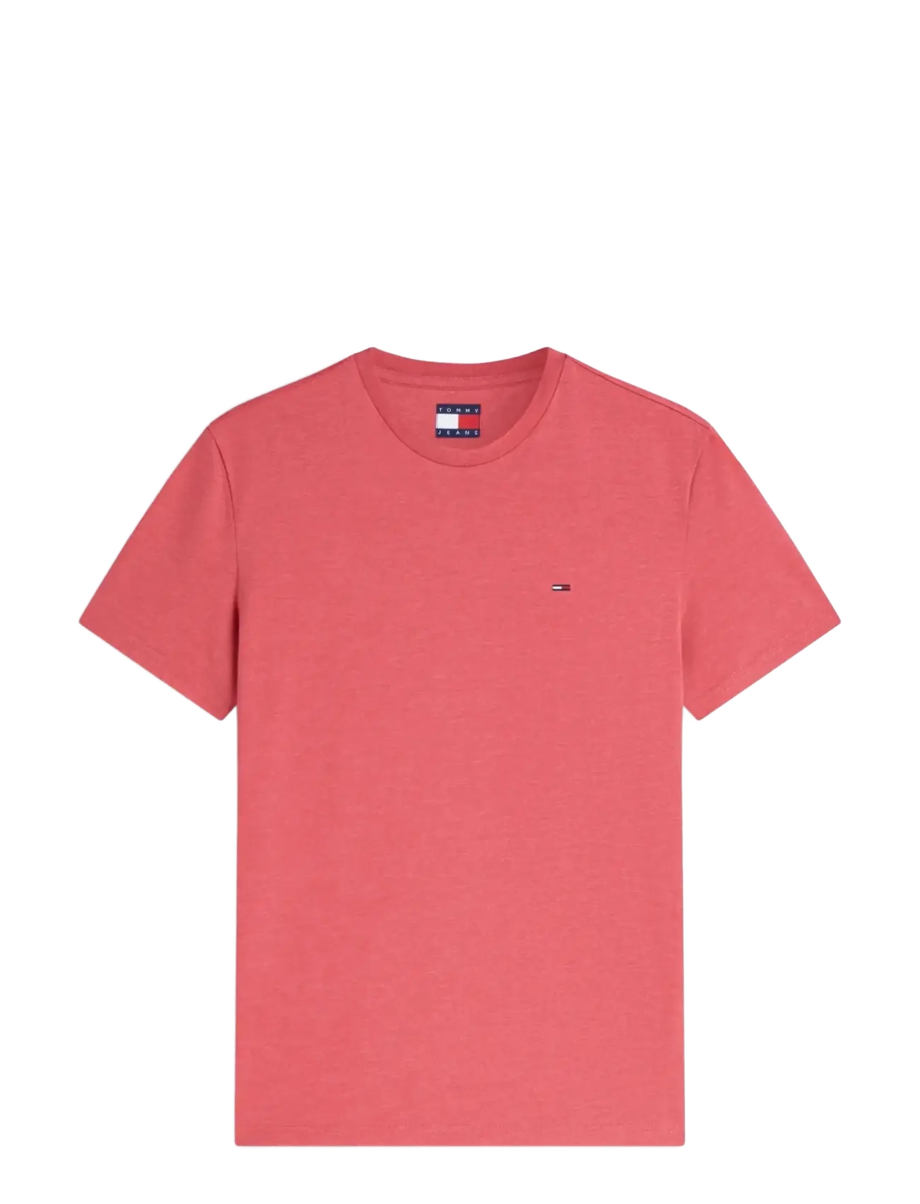 TOMMY JEANS Tjm Xslim Jaspe Htr Tee Ext Rot - L - Herren