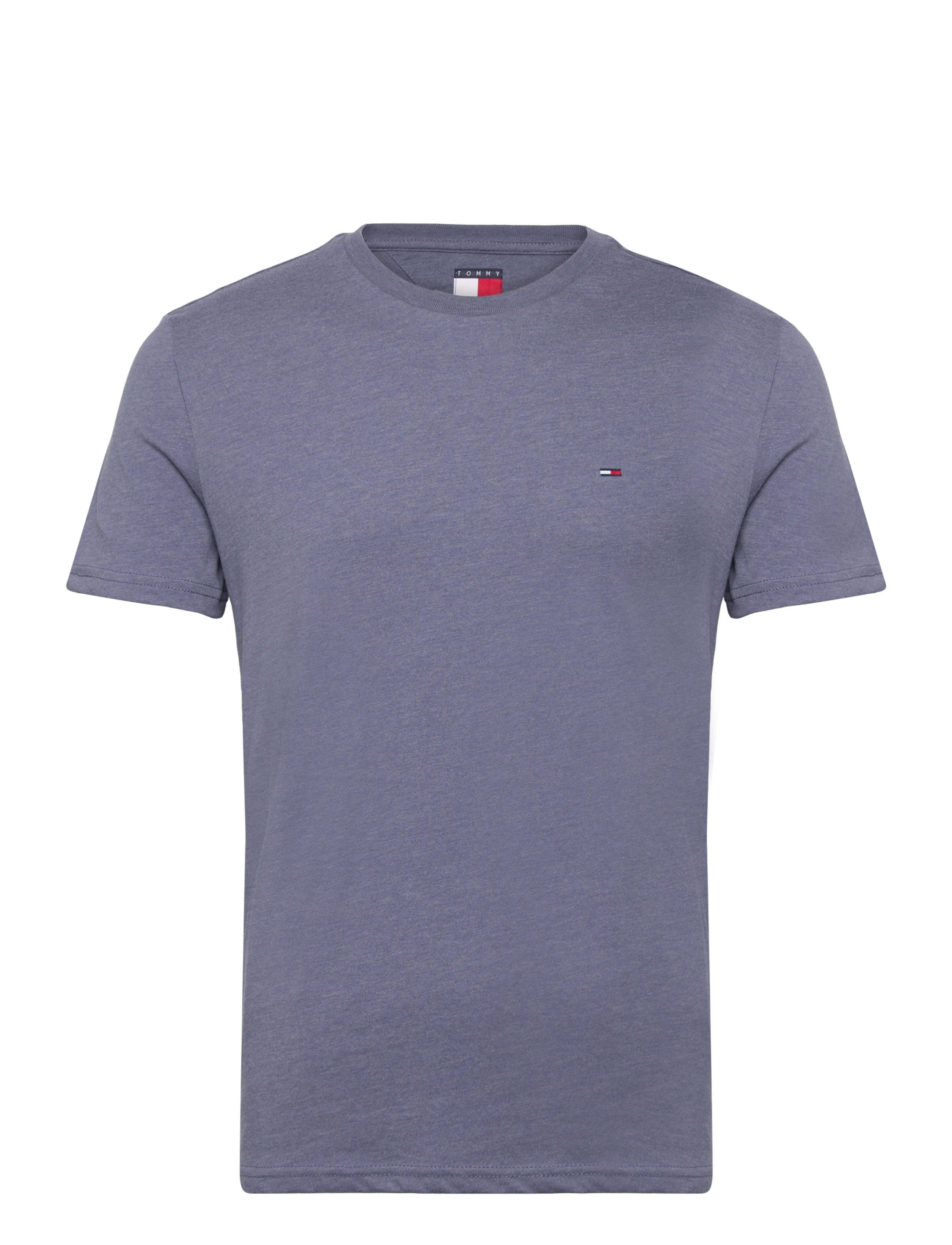 Tommy Jeans - TJM XSLIM JASPE HTR TEE EXT - laveste priser - blue moment htr - 1