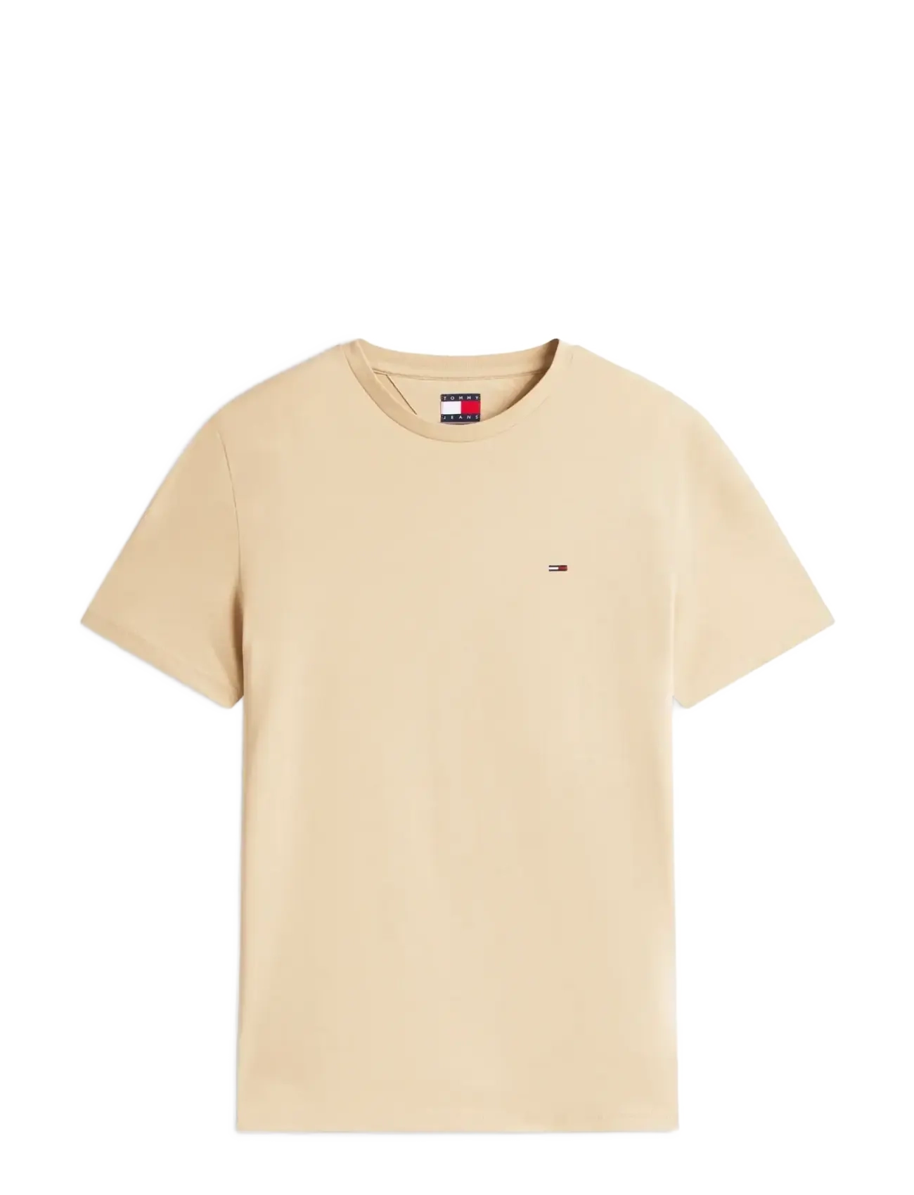 TOMMY JEANS Tjm Xslim Jaspe Htr Tee Ext Beige - L - Herren