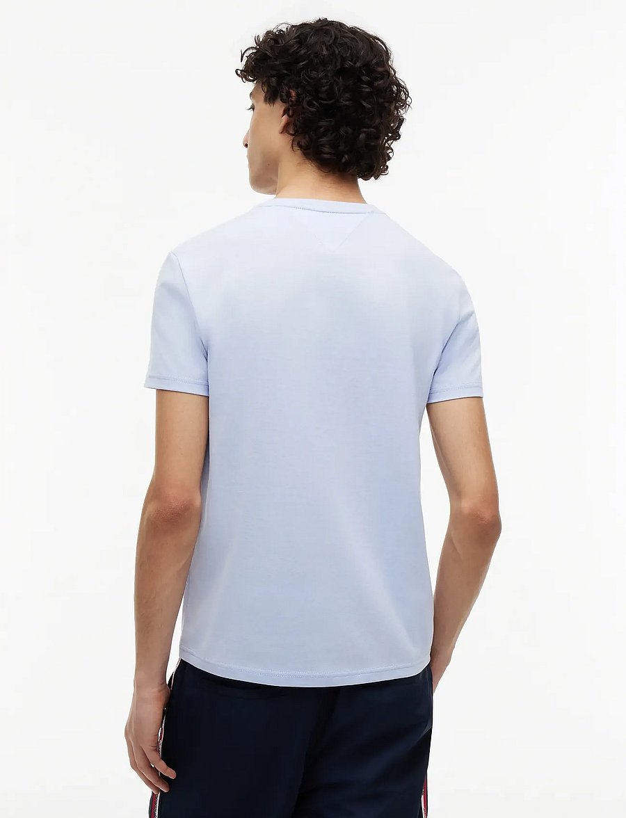 Tommy Jeans - TJM XSLIM JASPE HTR TEE EXT - lühikeste varrukatega t-särgid - moonlight iris - 2