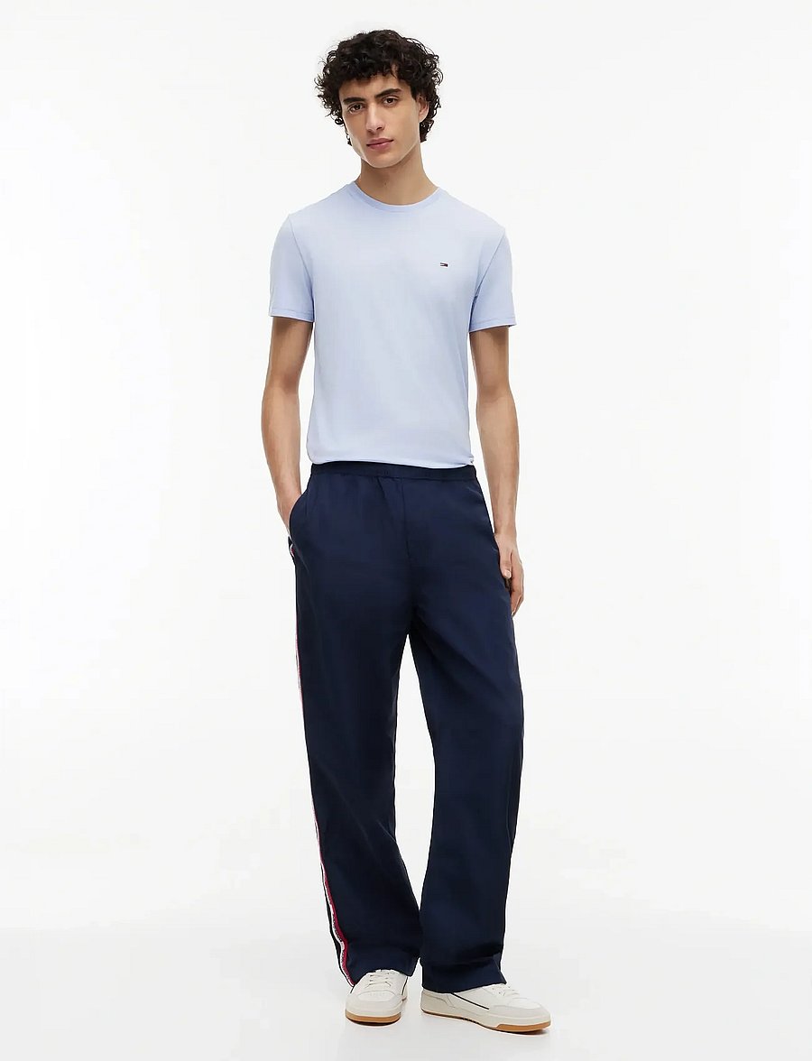 Tommy Jeans - TJM XSLIM JASPE HTR TEE EXT - lühikeste varrukatega t-särgid - moonlight iris - 4
