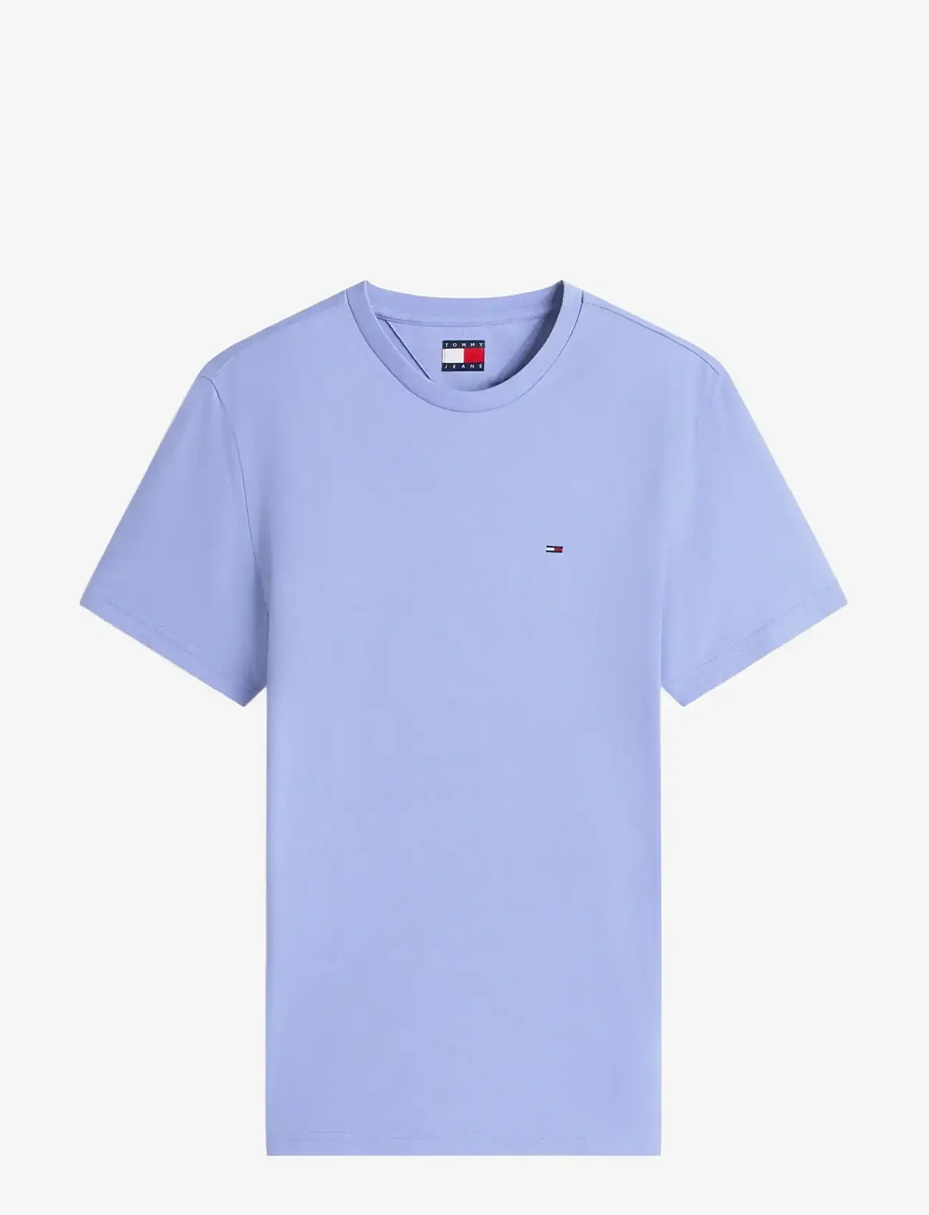 Tommy Jeans - TJM XSLIM JASPE HTR TEE EXT - kortærmede t-shirts - nordic iris htr - 1