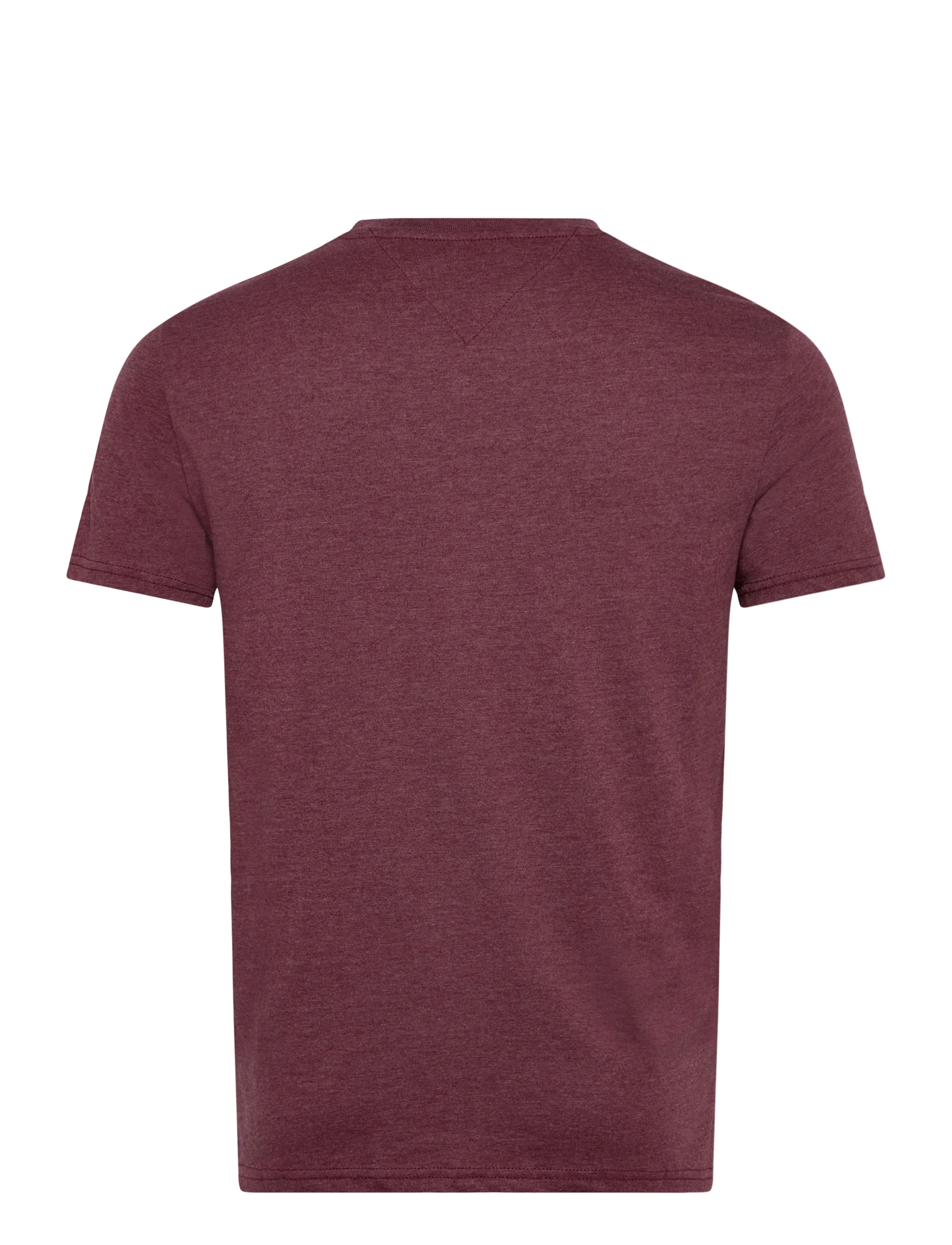 Tommy Jeans - TJM XSLIM JASPE HTR TEE EXT - laveste priser - red wine htr - 2