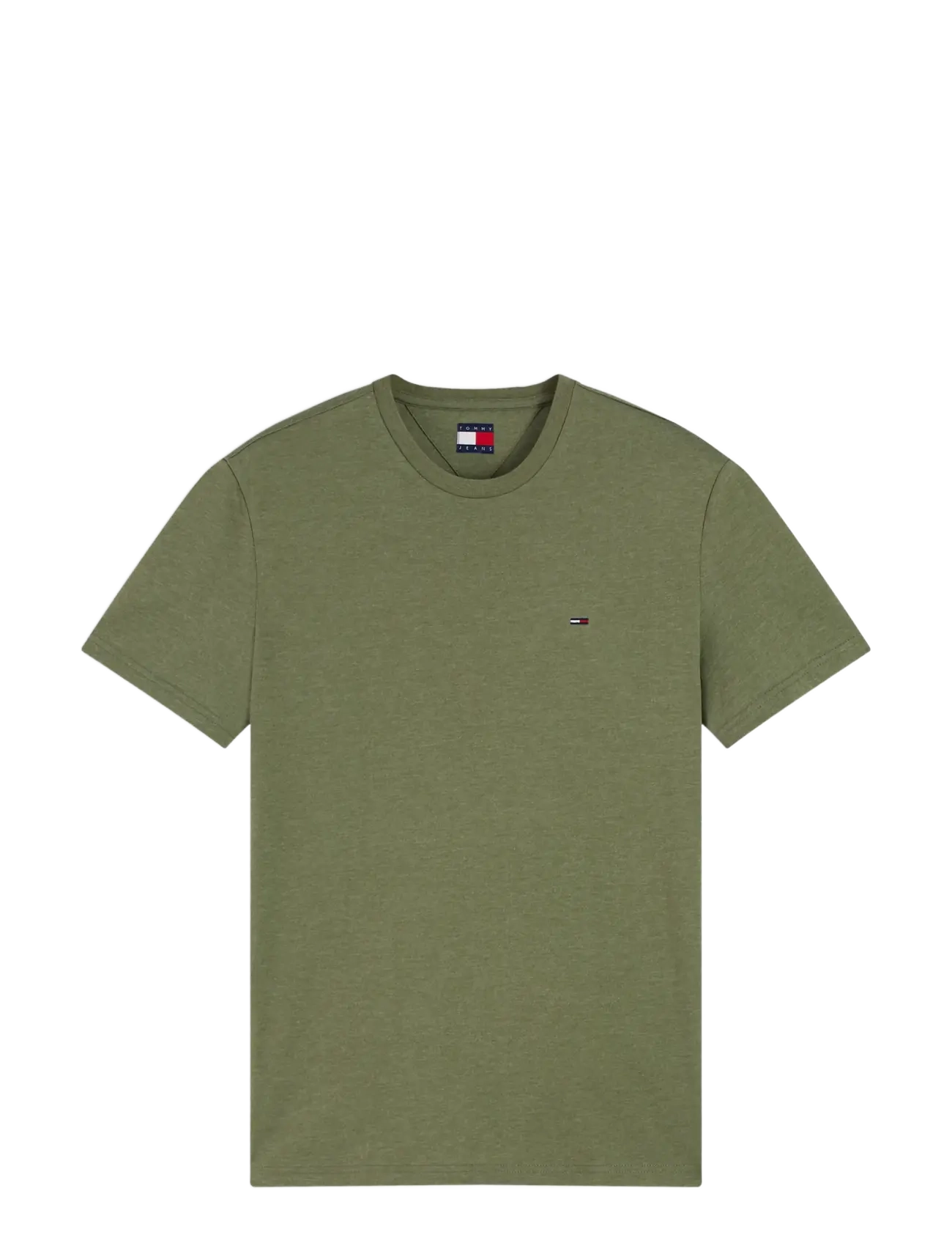 Tommy Jeans - TJM XSLIM JASPE HTR TEE EXT - kortærmede t-shirts - rocky mountain htr - 1