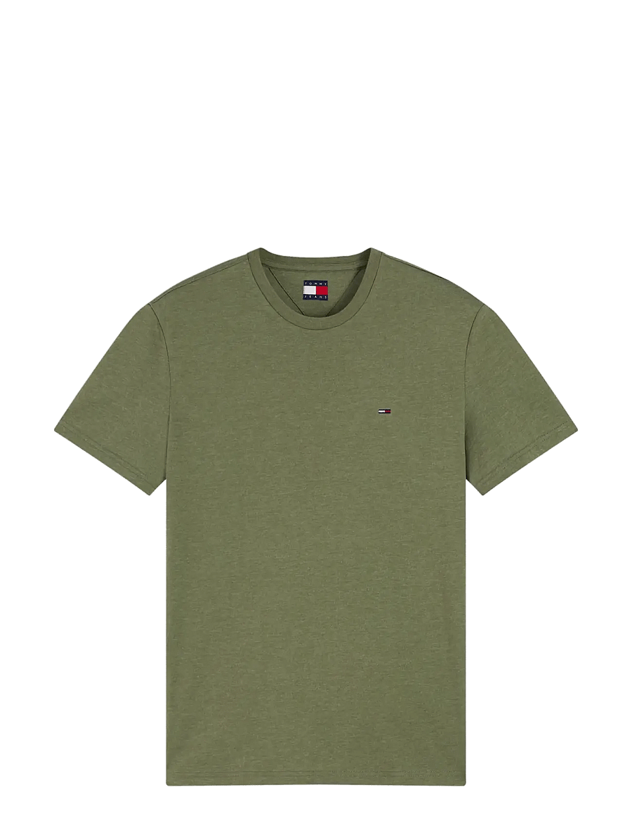 Tommy Jeans - TJM XSLIM JASPE HTR TEE EXT - kurzärmelige t-shirts - rocky mountain htr - 1