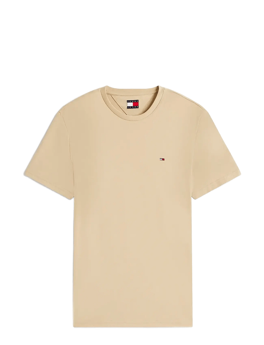 Tommy Jeans - TJM XSLIM JASPE HTR TEE EXT - short-sleeved t-shirts - silt htr - 1
