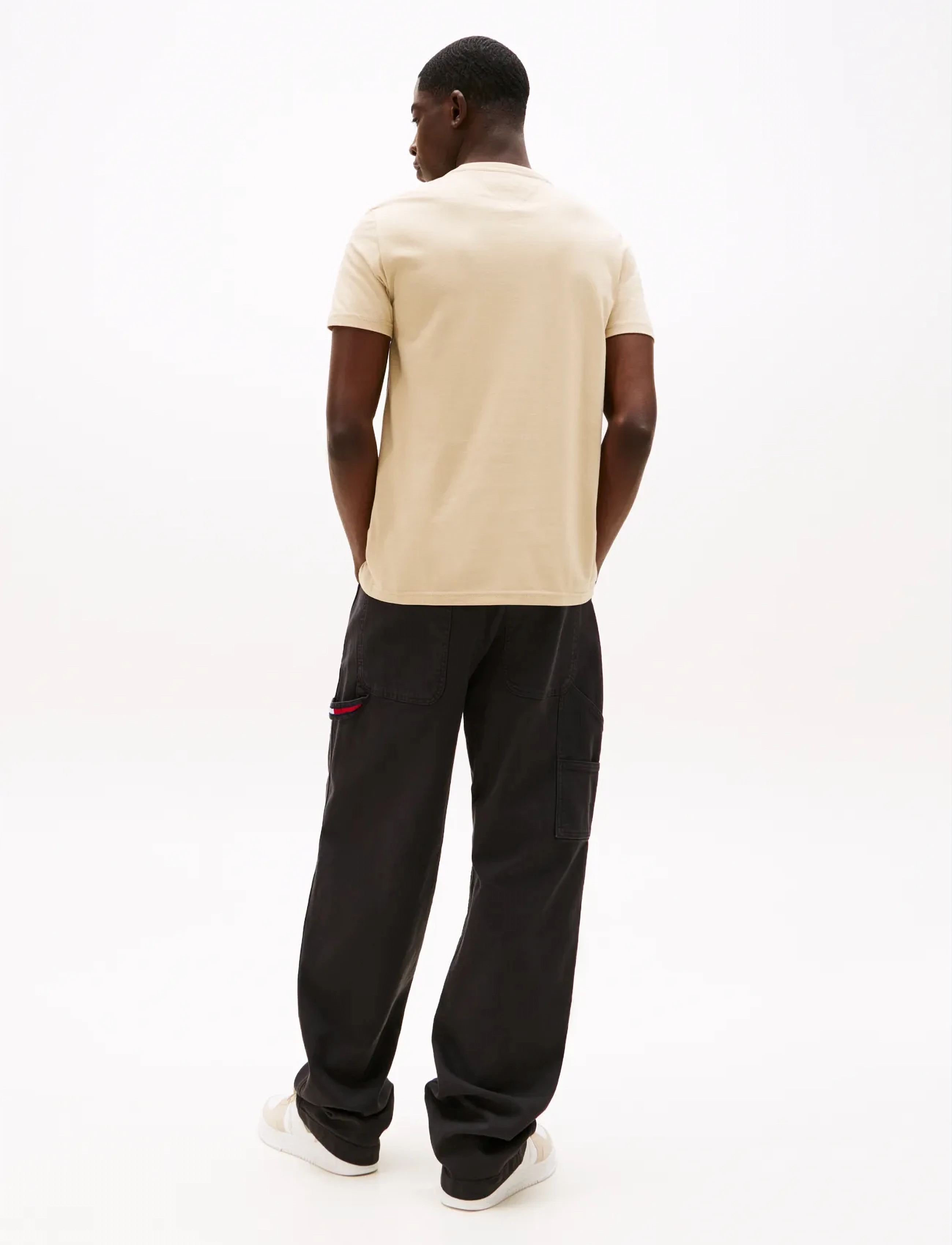 Tommy Jeans - TJM XSLIM JASPE HTR TEE EXT - kortærmede t-shirts - silt htr - 3