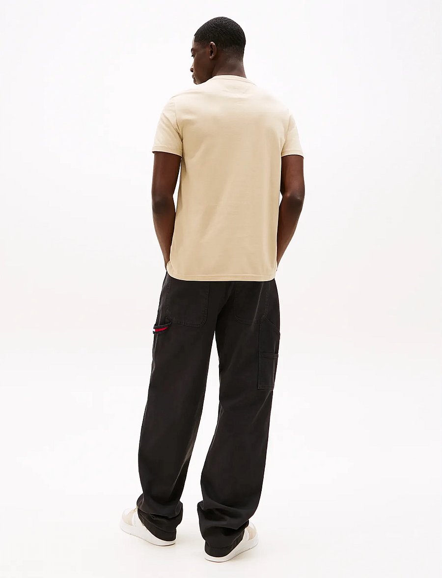 Tommy Jeans - TJM XSLIM JASPE HTR TEE EXT - short-sleeved t-shirts - silt htr - 3