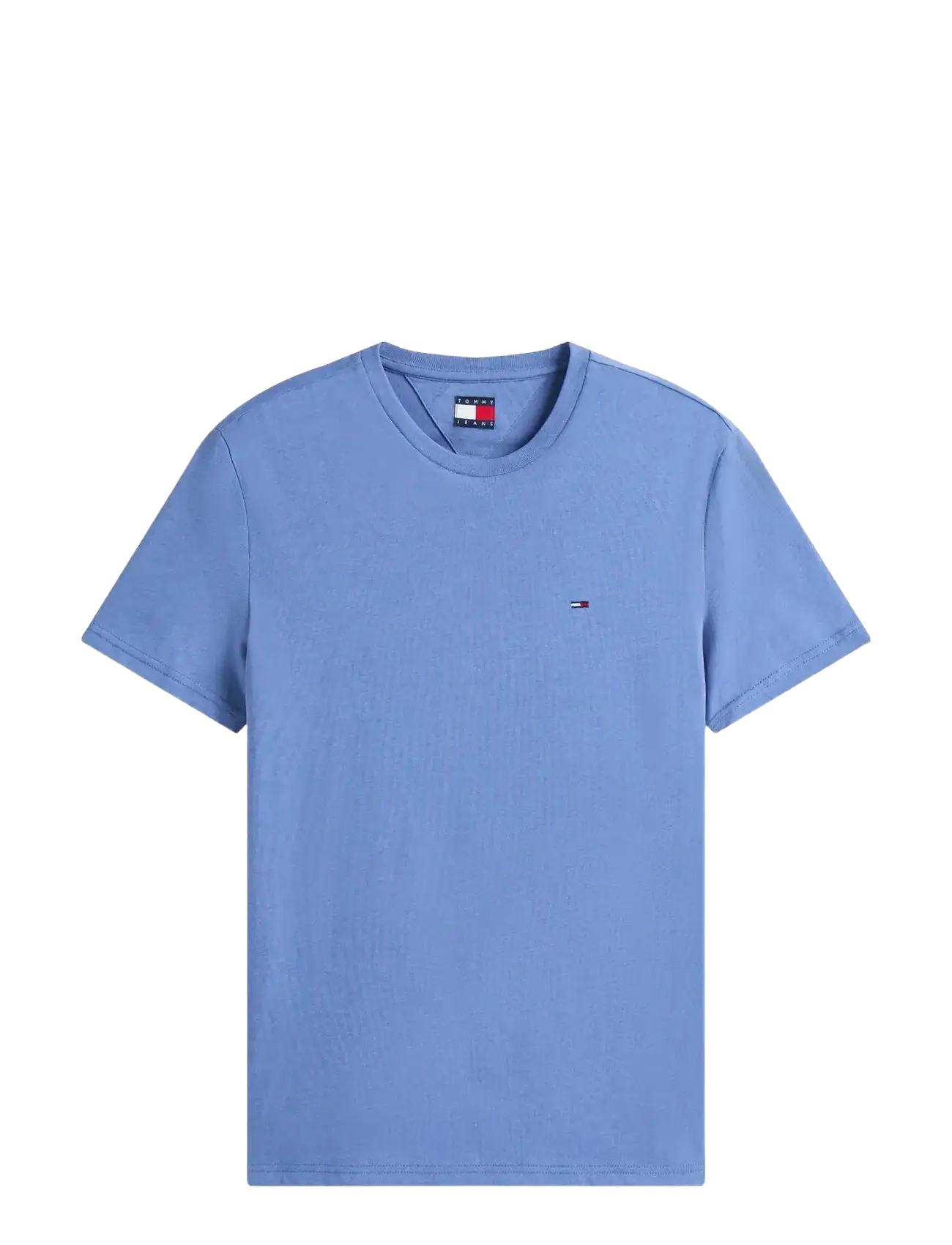 Tommy Jeans - TJM XSLIM JASPE HTR TEE EXT - kortærmede t-shirts - soft sapphire htr - 1