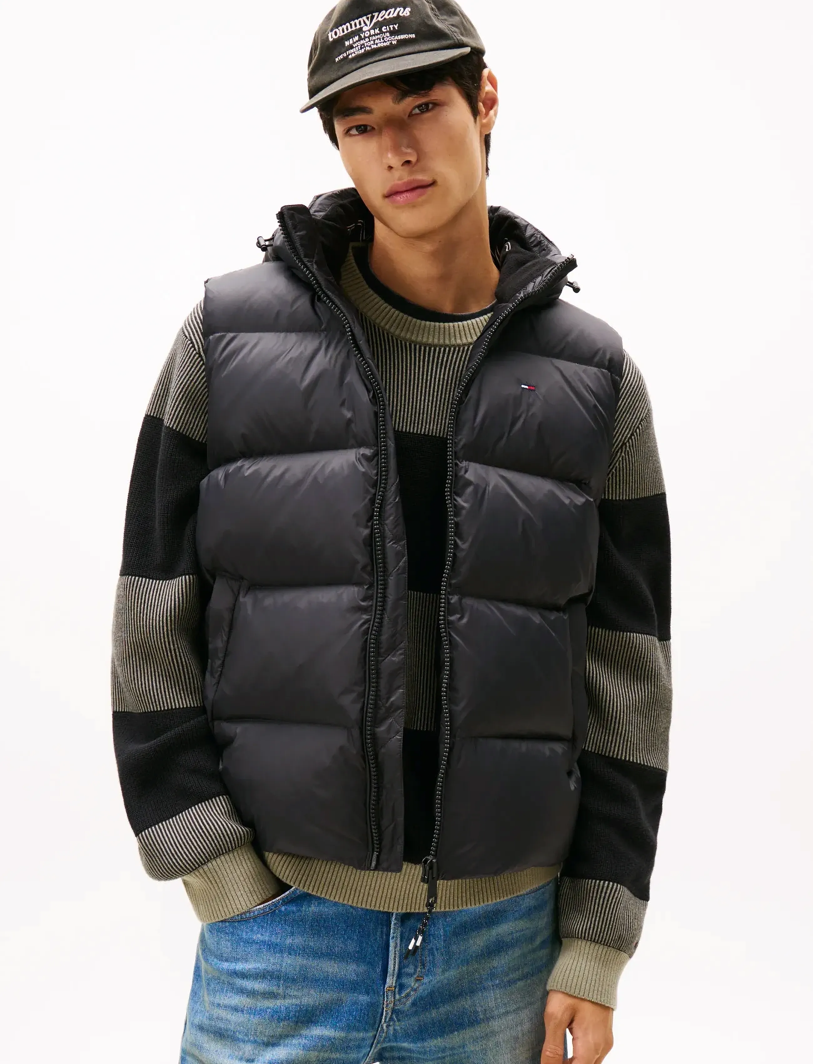 Tommy Jeans TJM ESSENTIAL DOWN VEST EXT - Veste - BLACK / black