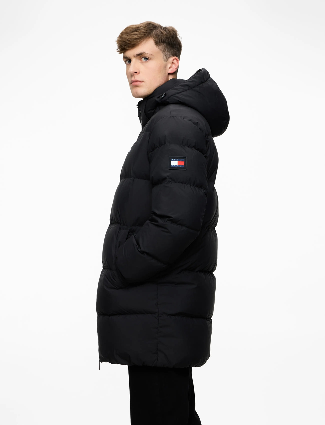 Tommy Jeans - TJM ESSENTIAL DOWN PARKA EXT - overtøj - black - 1