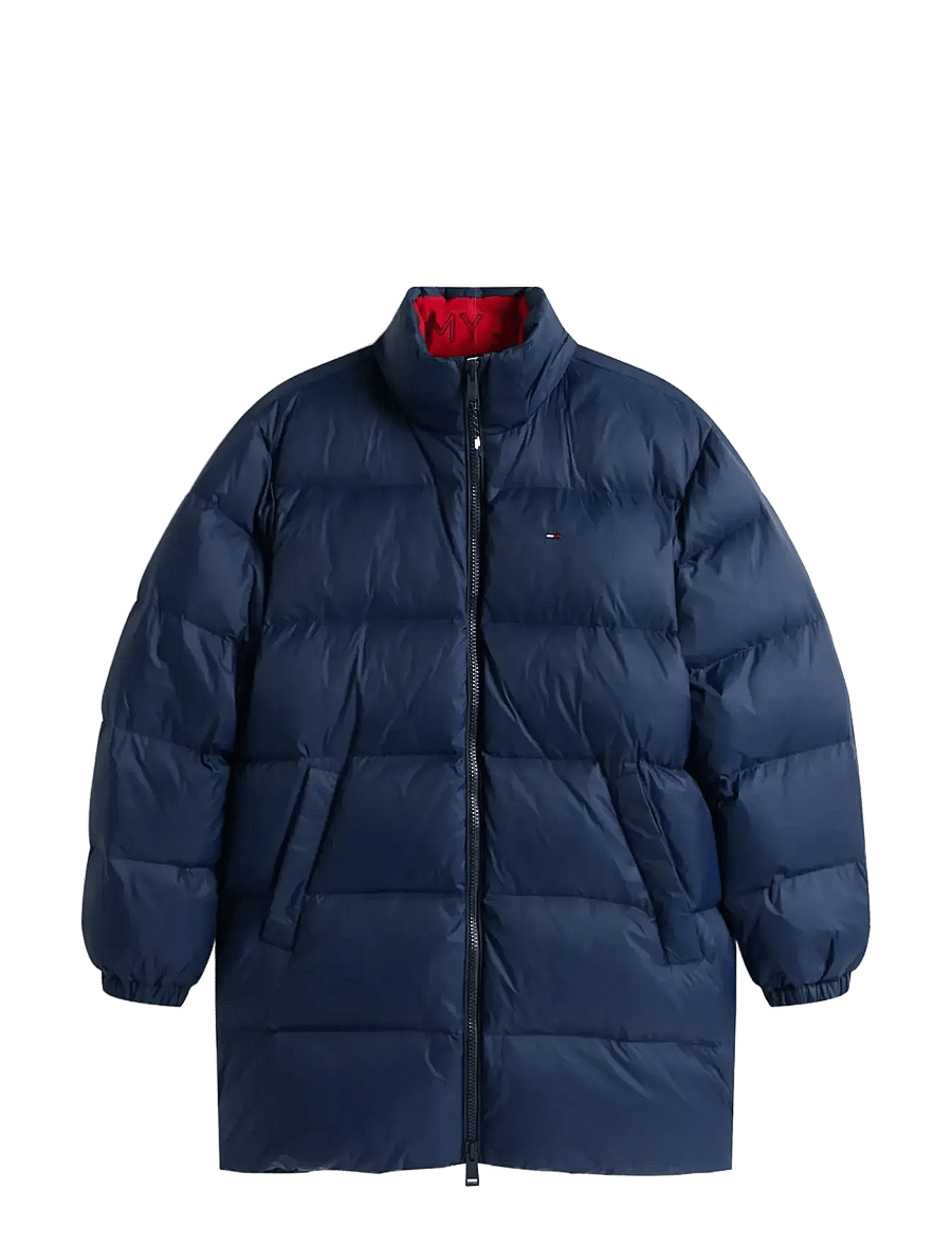 Tommy Jeans - TJM ESSENTIAL DOWN PARKA EXT - parkas - dark blue - 1