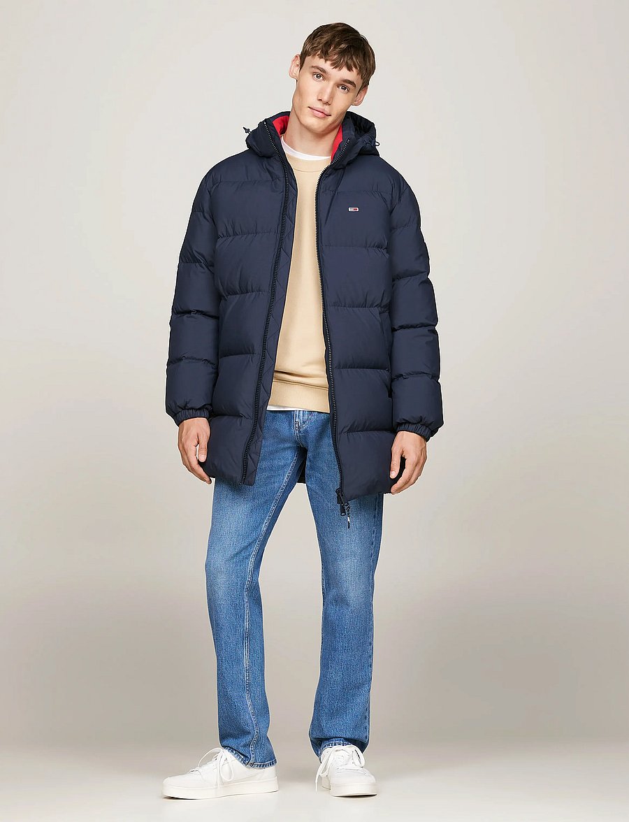Tommy Jeans - TJM ESSENTIAL DOWN PARKA EXT - parkas - dark night navy - 2
