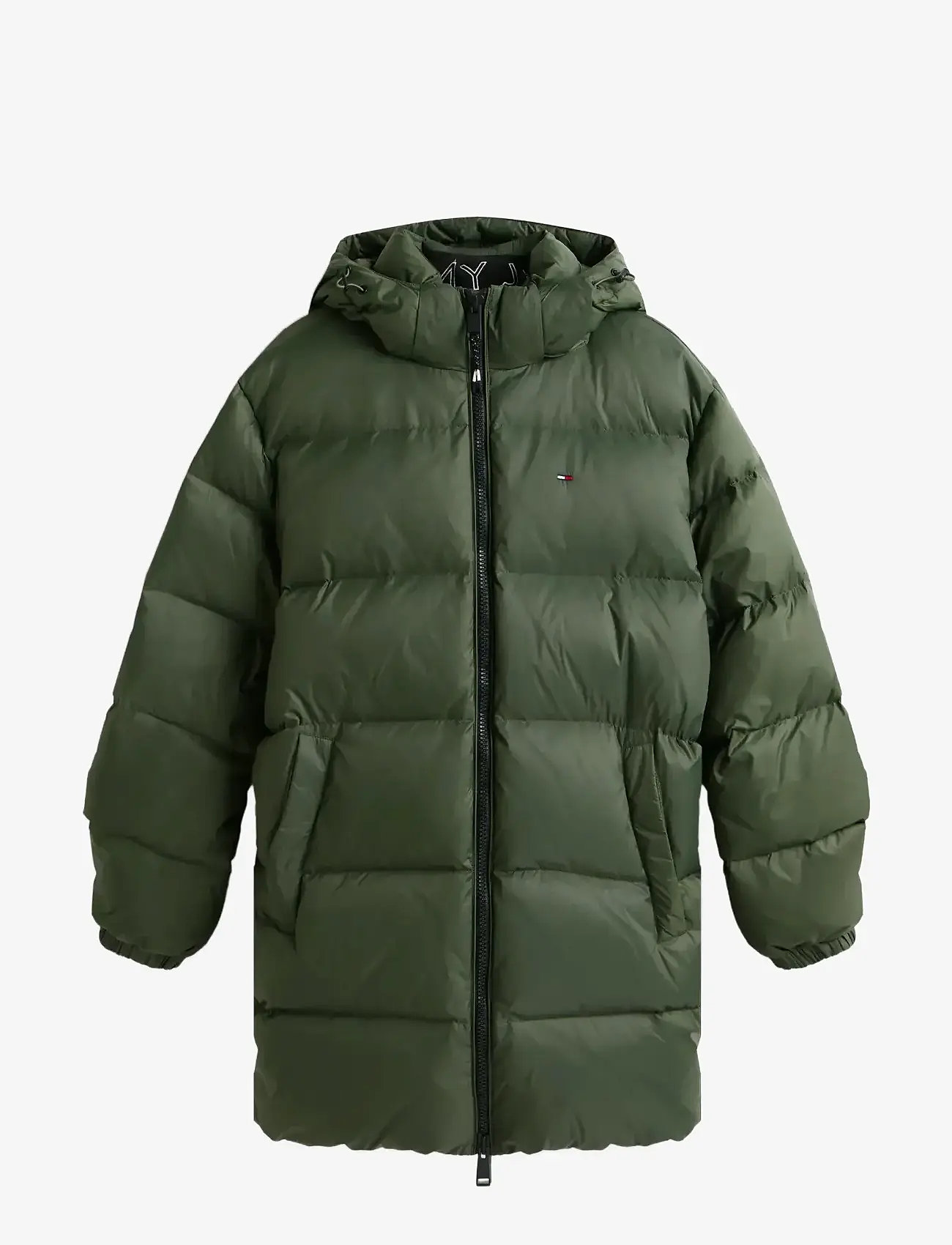 Tommy Jeans - TJM ESSENTIAL DOWN PARKA EXT - vinterjakker - pewter green - 1
