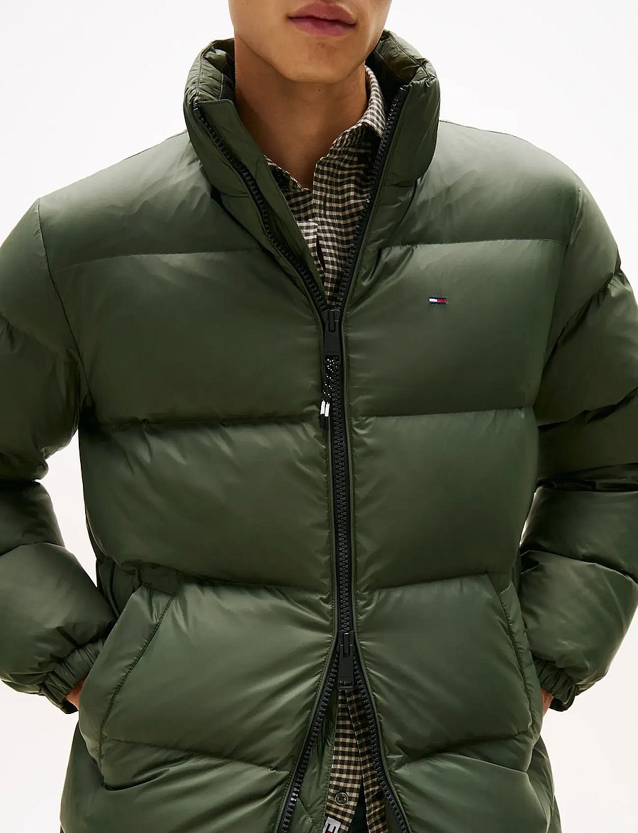 Tommy Jeans - TJM ESSENTIAL DOWN PARKA EXT - parkas - pewter green - 2