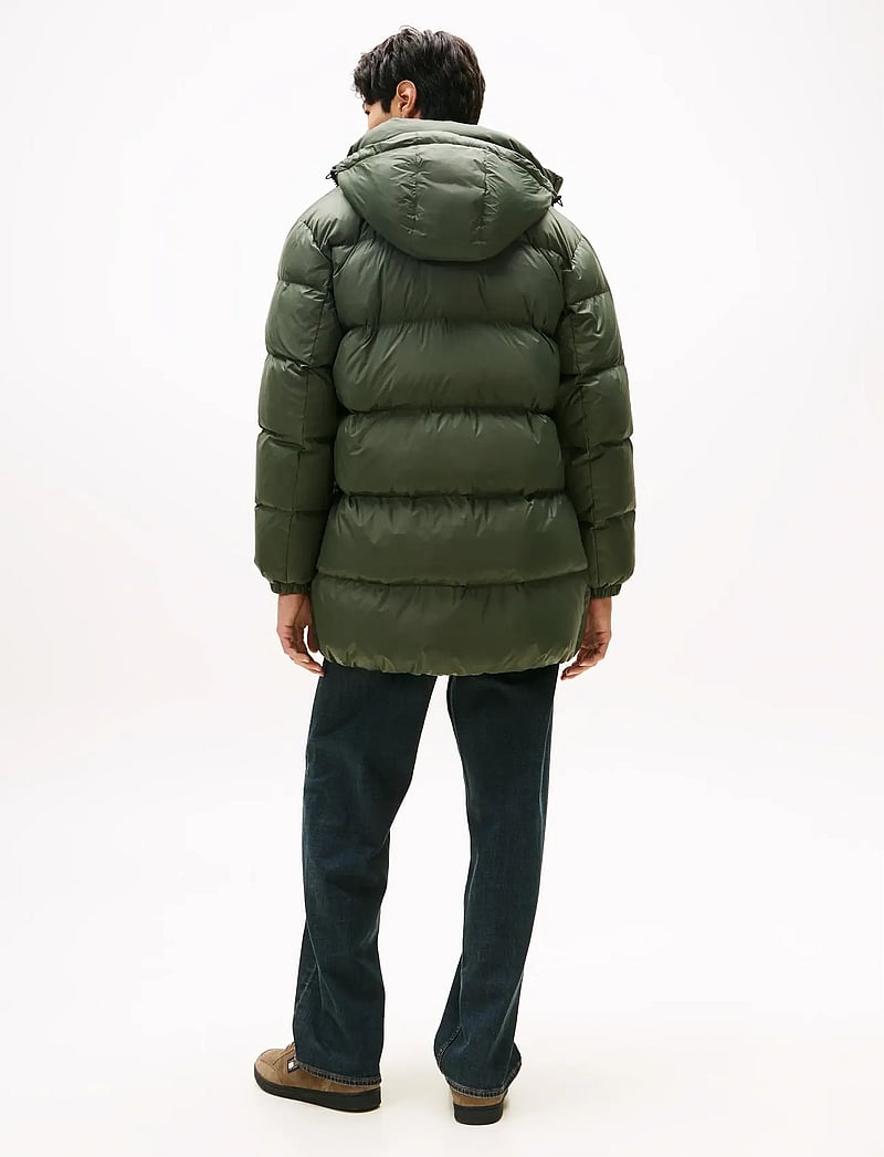 Tommy Jeans - TJM ESSENTIAL DOWN PARKA EXT - parkas - pewter green - 3