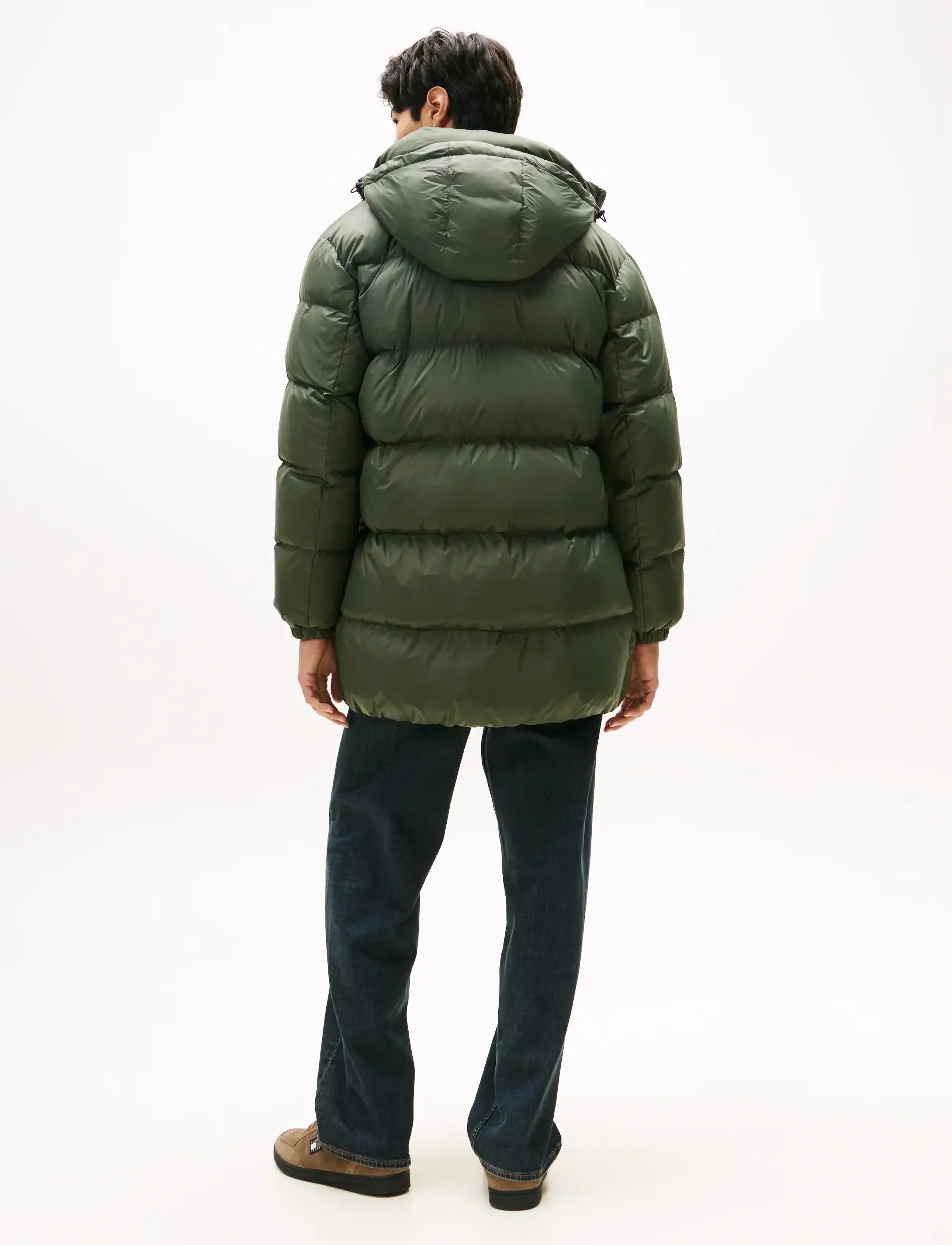 Tommy Jeans - TJM ESSENTIAL DOWN PARKA EXT - parkad - pewter green - 3