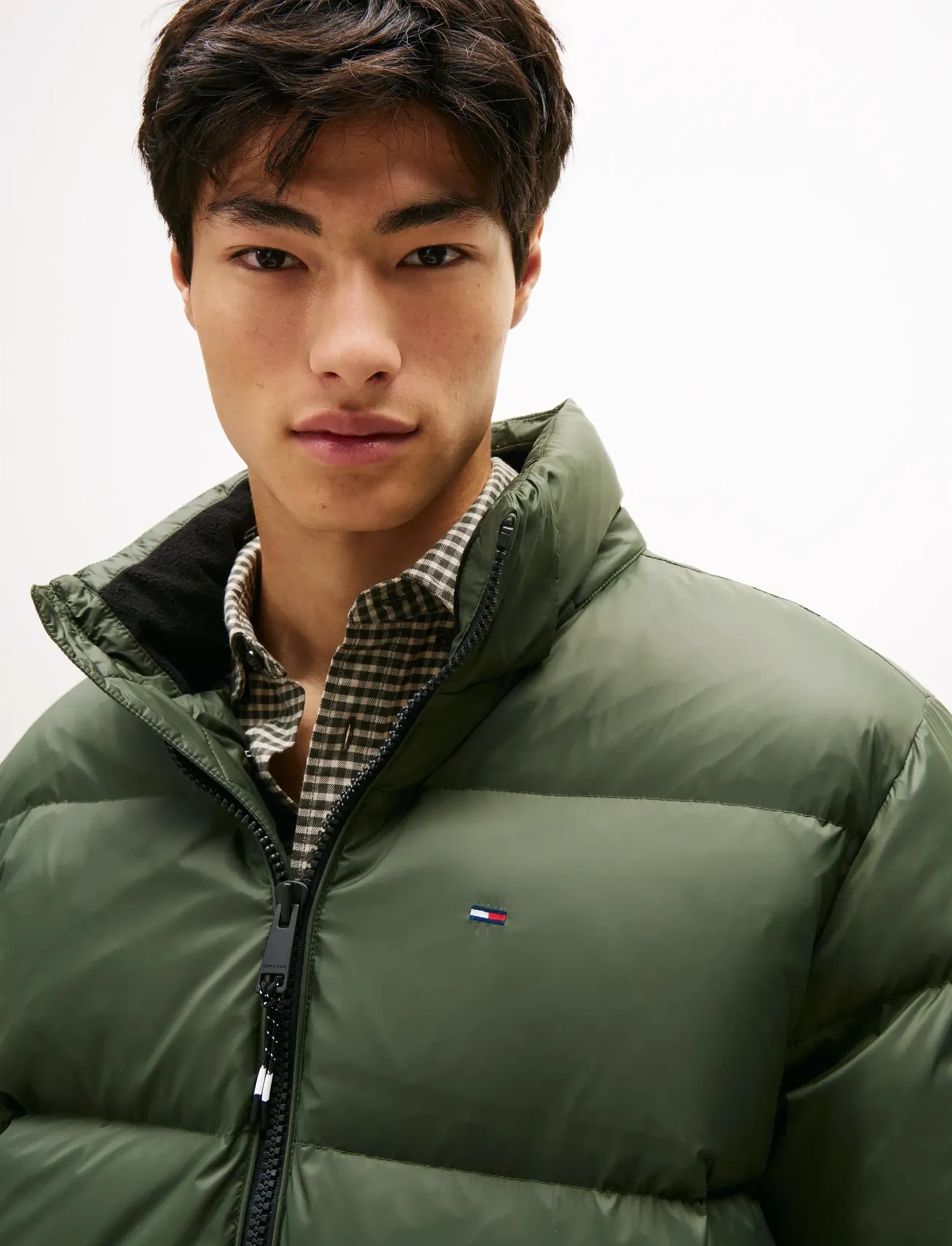 Tommy Jeans - TJM ESSENTIAL DOWN PARKA EXT - parkad - pewter green - 4