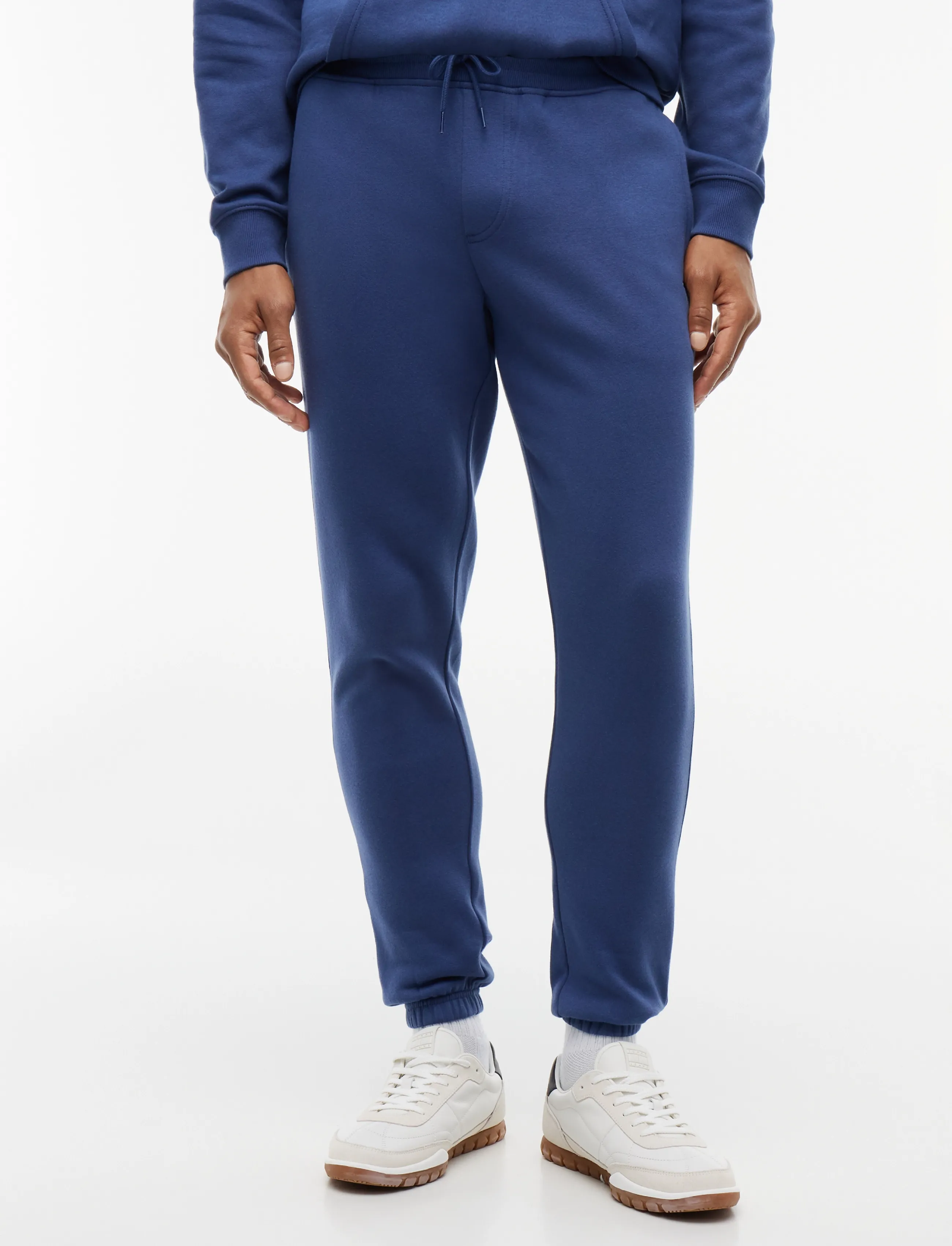 Tommy Jeans Slim S Flag Sweatpant - Kläder - BASIC NAVY / navy