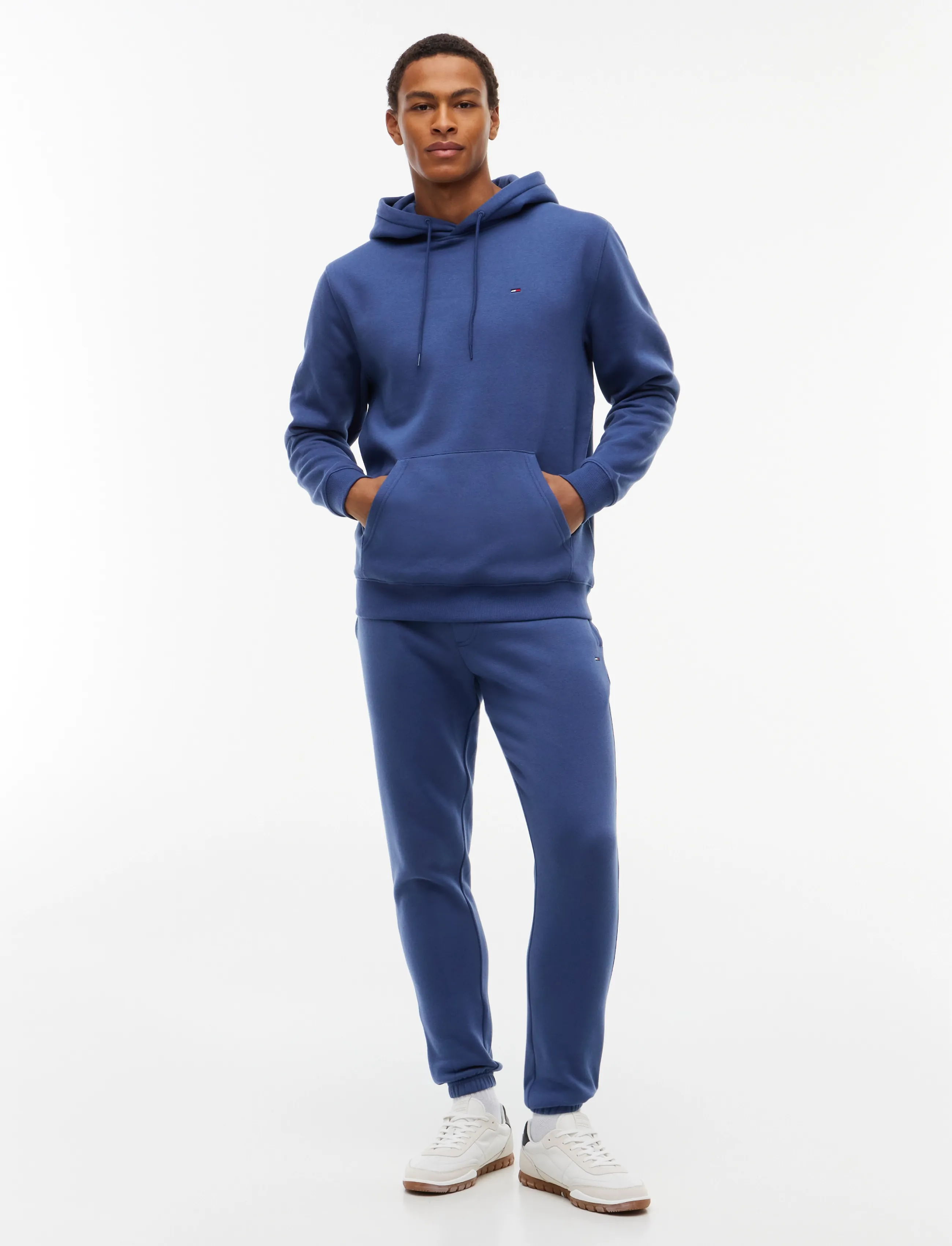 Tommy Jeans - Slim S Flag Sweatpant - shoppa efter stil - basic navy - 3