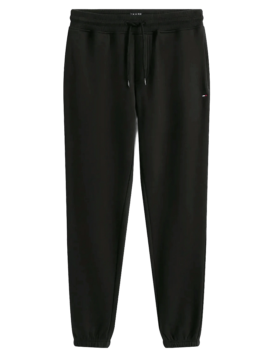 Tommy Jeans - Slim S Flag Sweatpant - nach stil kaufen - black - 1