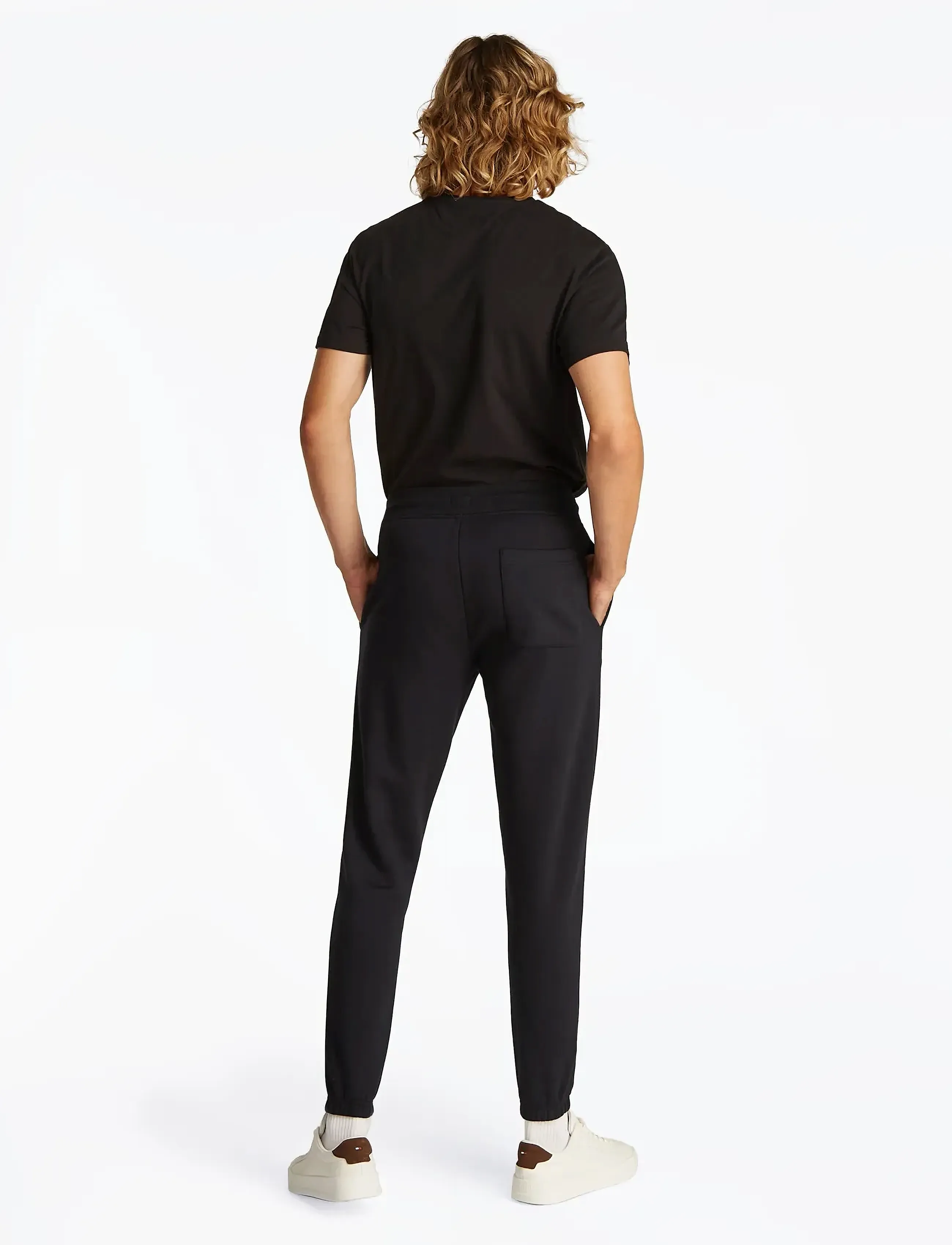 Tommy Jeans - Slim S Flag Sweatpant - nach stil kaufen - black - 2
