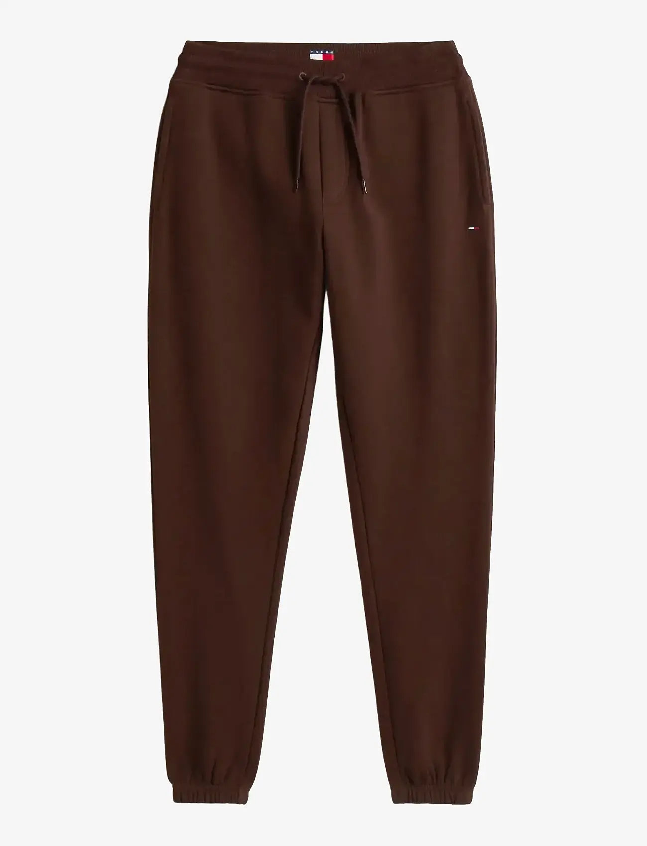 Tommy Jeans - TJM SLIM S FLAG SWEATPANT EXT - sweatpants - rich brown - 1