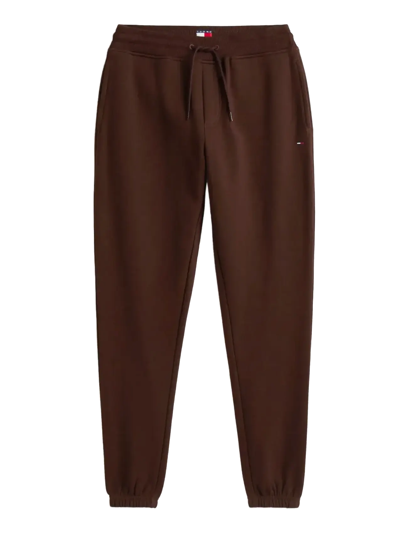 Tommy Jeans TJM SLIM S FLAG SWEATPANT EXT - Sweatpants & Joggingbukser - RICH BROWN / brown