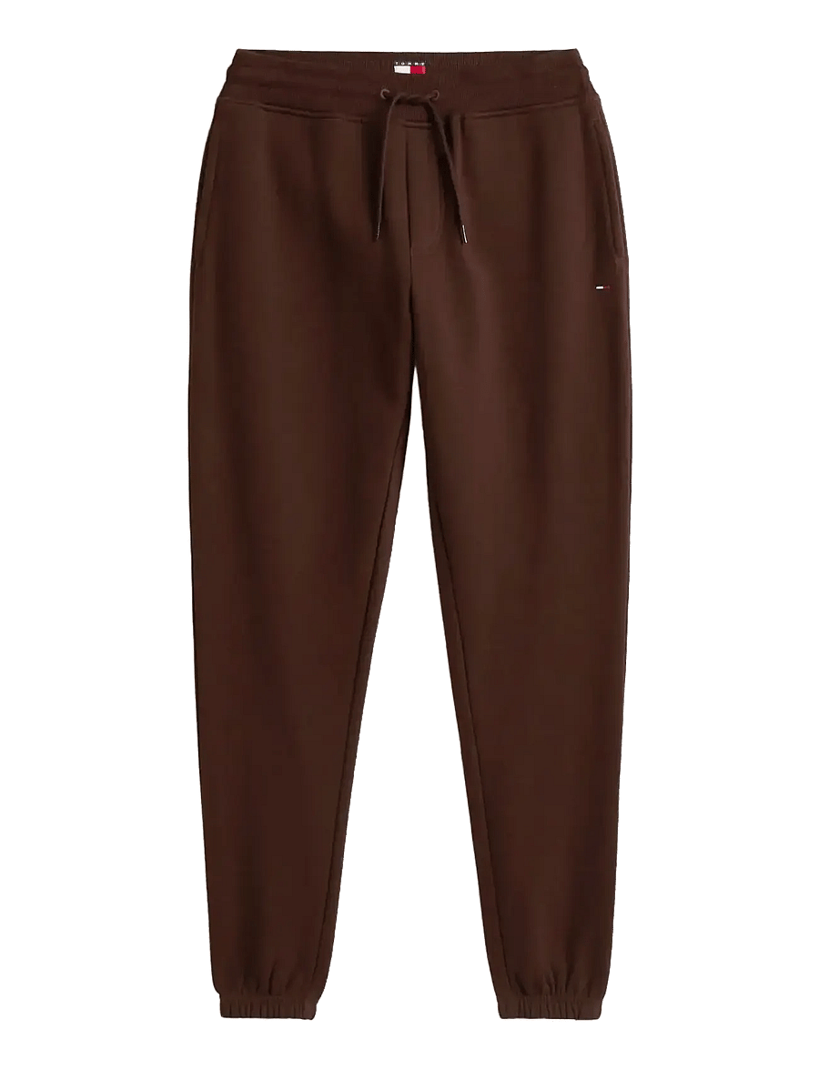 Tommy Jeans - TJM SLIM S FLAG SWEATPANT EXT - nach stil kaufen - rich brown - 1