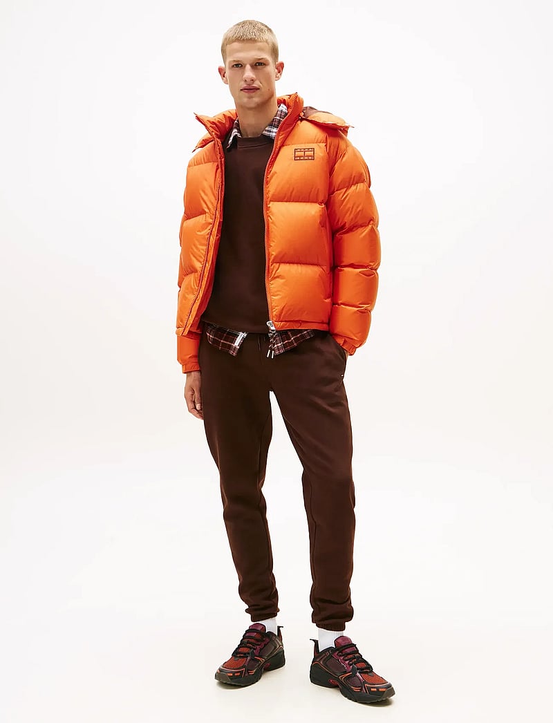 Tommy Jeans - TJM SLIM S FLAG SWEATPANT - nach stil kaufen - rich brown - 0