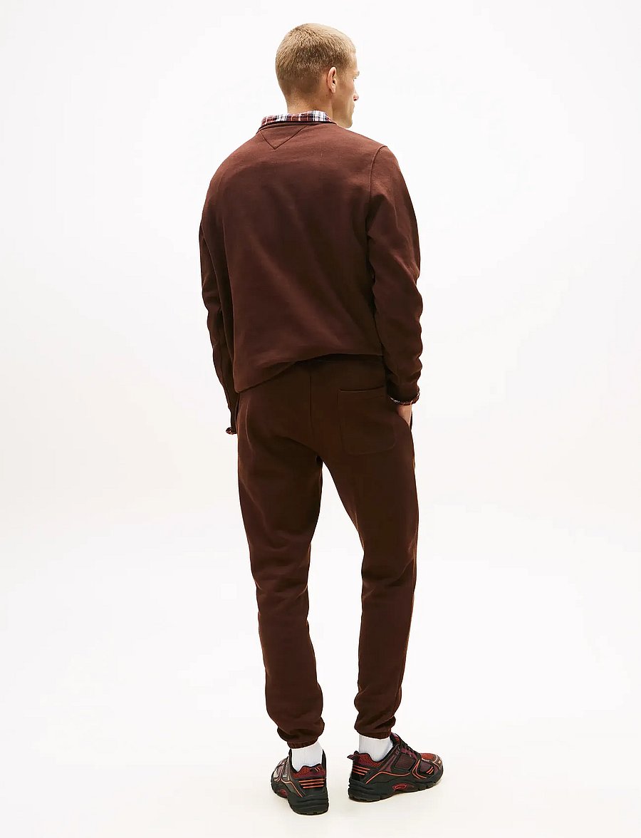 Tommy Jeans - TJM SLIM S FLAG SWEATPANT EXT - nach stil kaufen - rich brown - 2