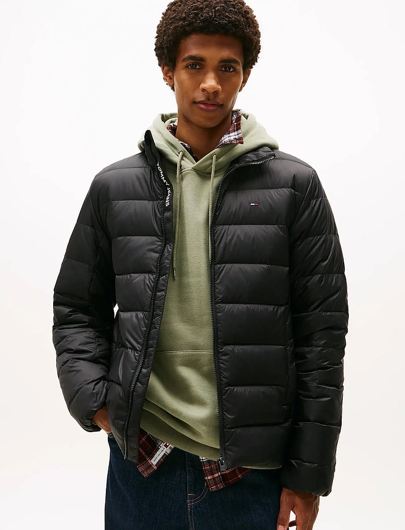 Tommy Jeans - TJM LT DOWN JACKET EXT - talvejoped - black - 0