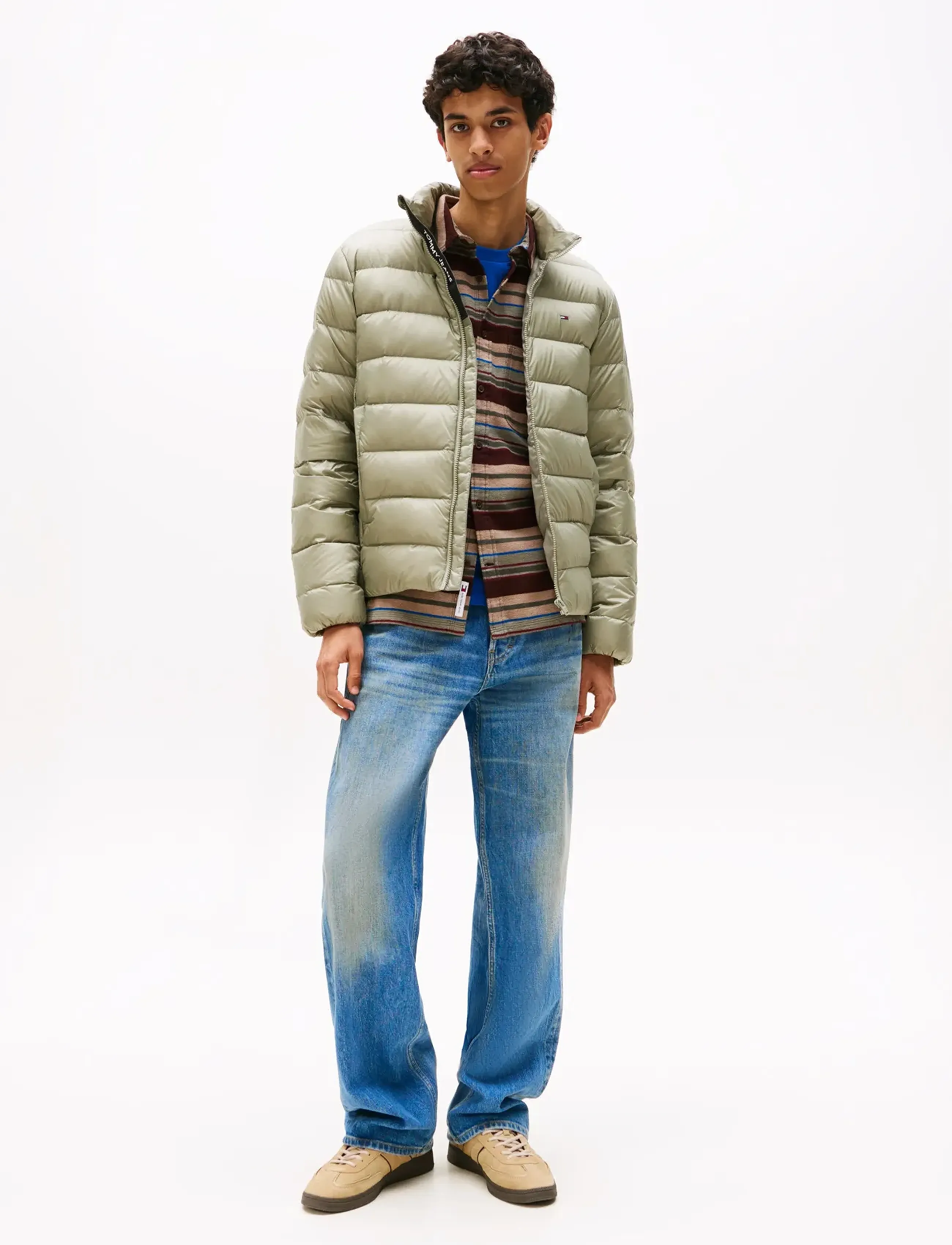 Tommy Jeans - TJM LT DOWN JACKET EXT - daunenjacken - utility sage - 2