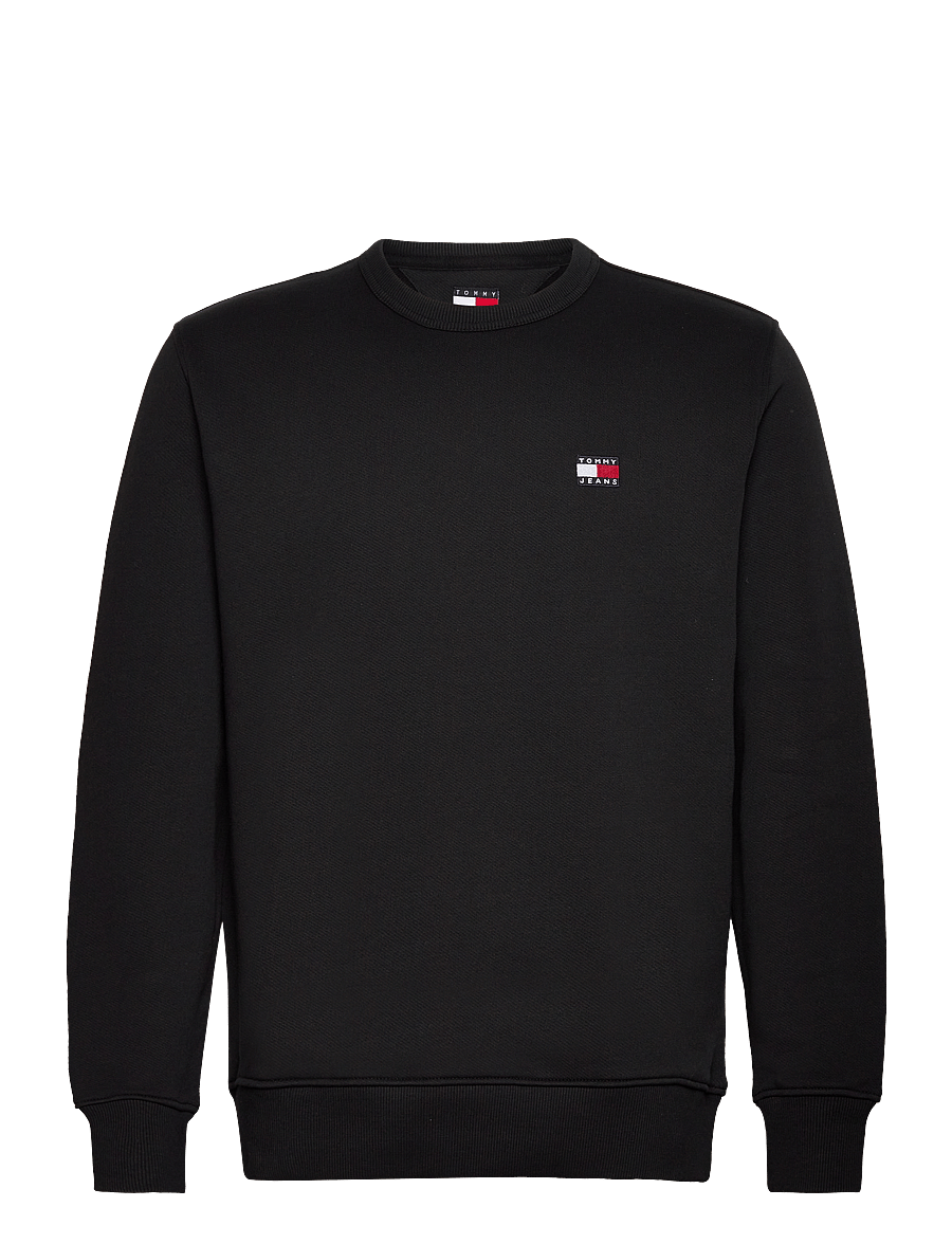 Tommy Jeans - TJM REG BADGE CREW EXT - truien - black - 1