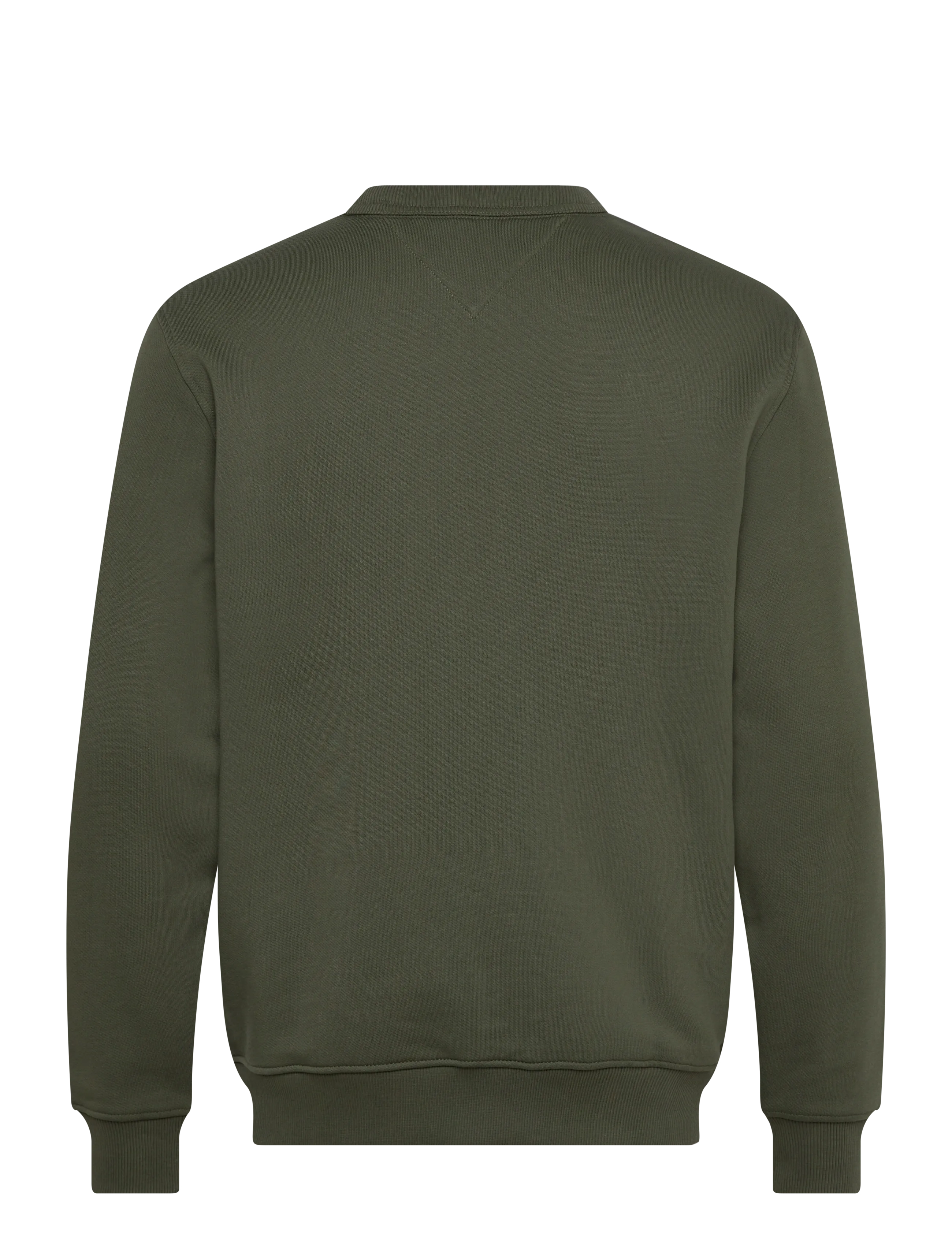 Tommy Jeans - TJM REG BADGE CREW EXT - collegepaidat - pewter green tonal - 2
