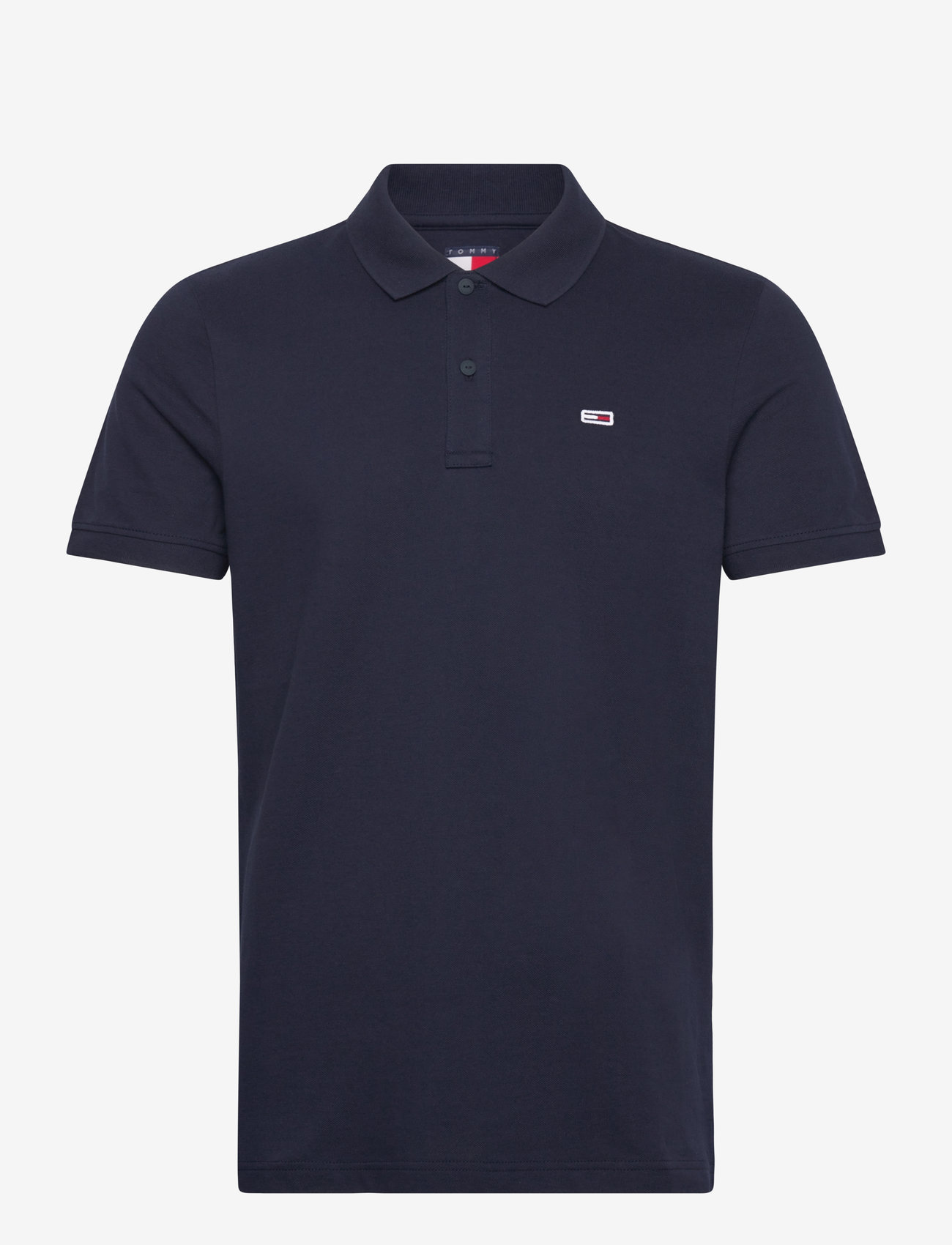 Tommy Jeans - TJM SLIM PLACKET POLO EXT - short-sleeved polos - dark night navy - 1