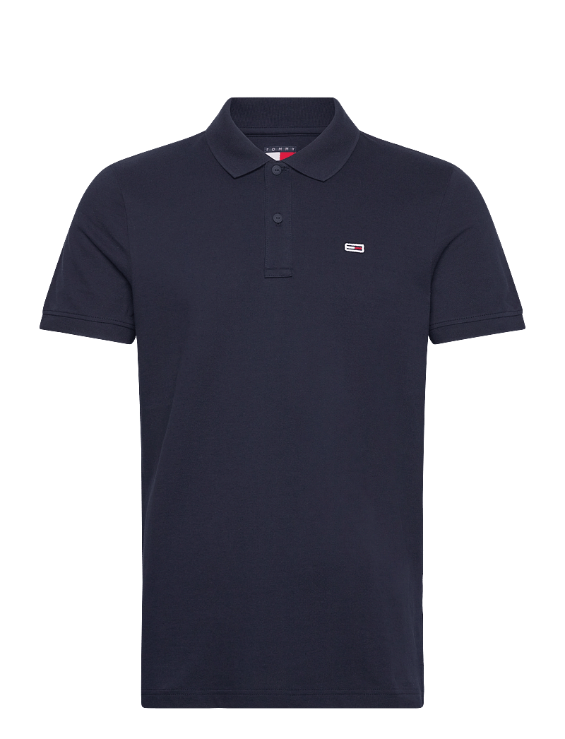 Tommy Jeans - TJM SLIM PLACKET POLO EXT - short-sleeved polos - dark night navy - 1