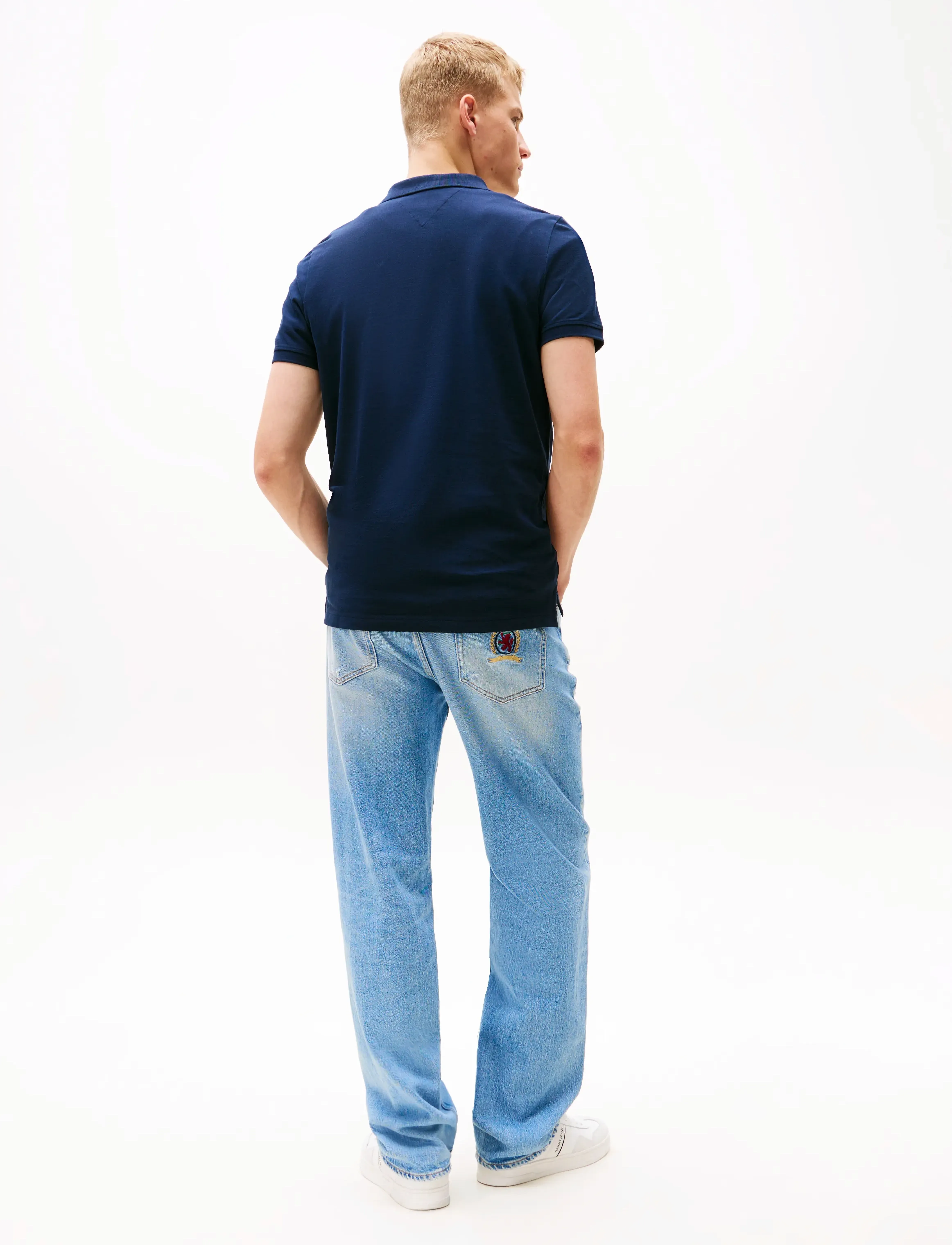 Tommy Jeans - TJM SLIM PLACKET POLO EXT - dark night navy - 4