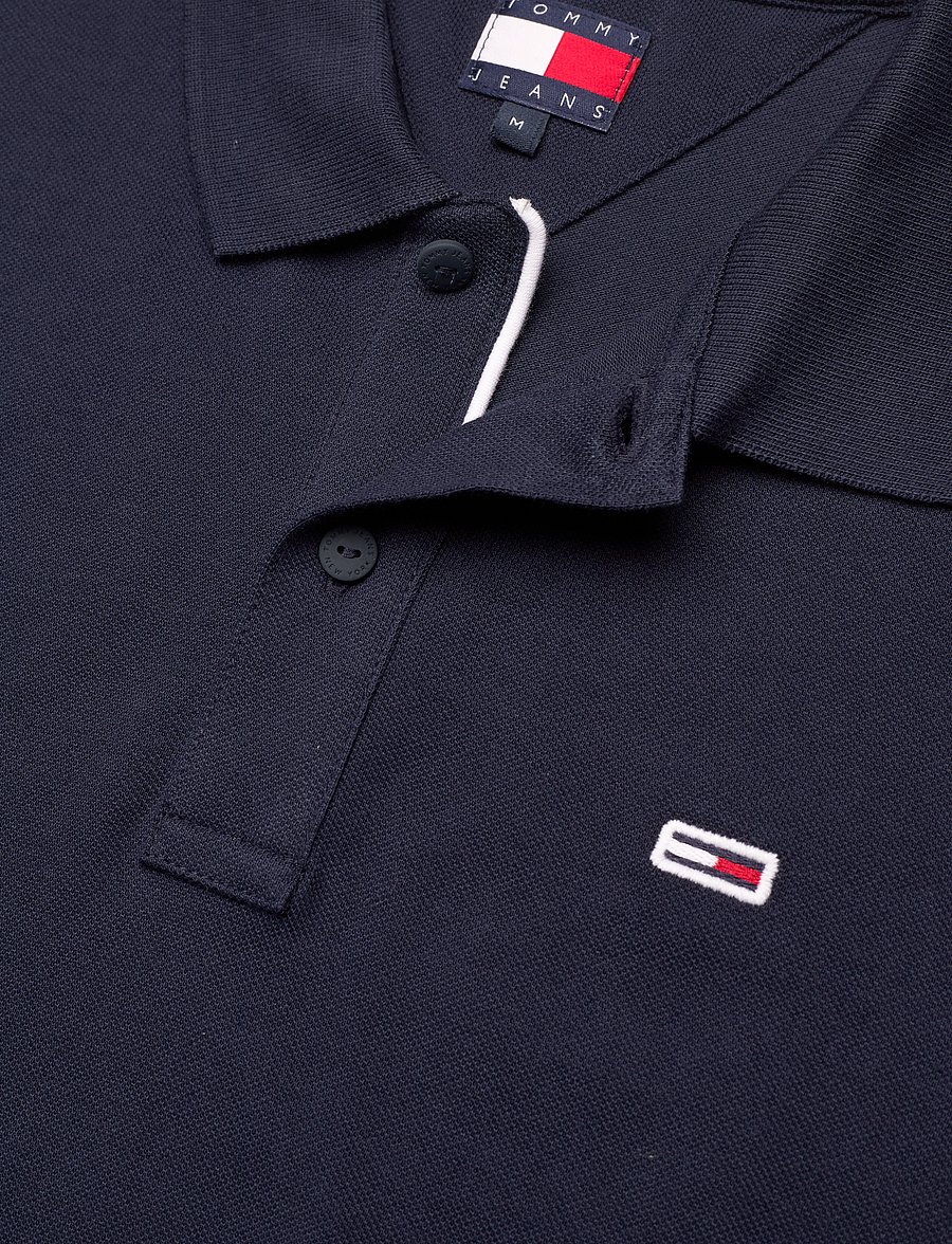 Tommy Jeans - TJM SLIM PLACKET POLO EXT - dark night navy - 5