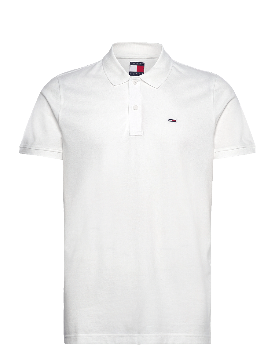 Tommy Jeans - TJM SLIM PLACKET POLO EXT - ecru - 1