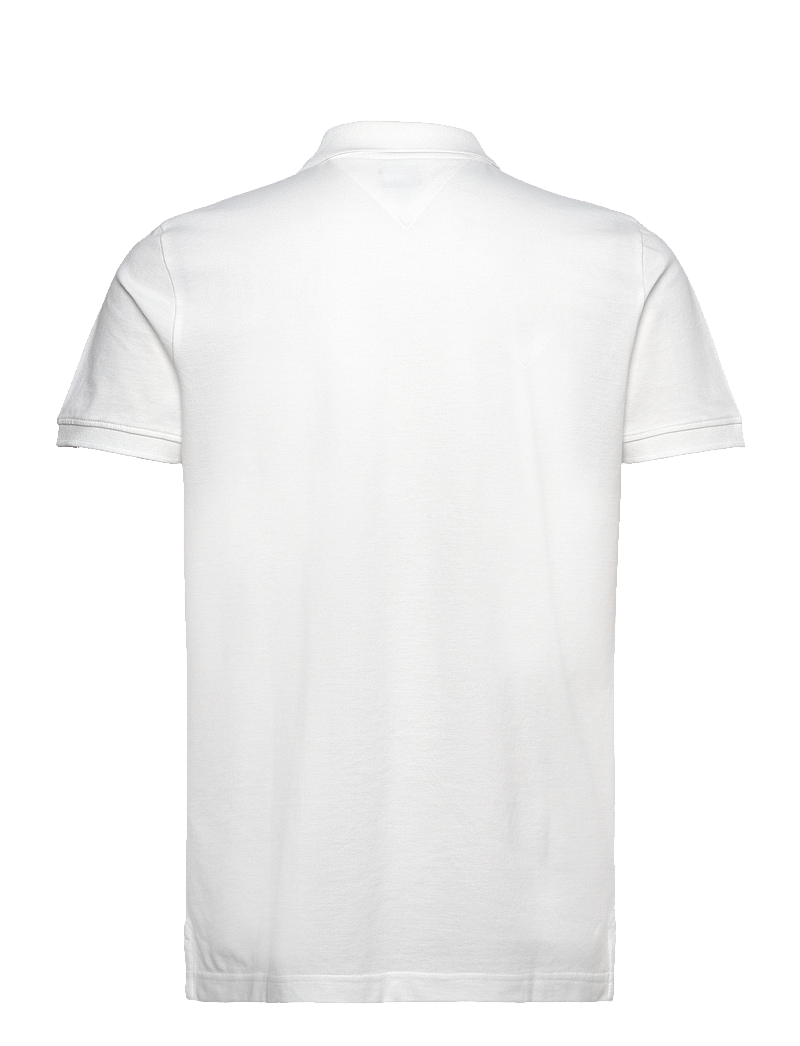 Tommy Jeans - TJM SLIM PLACKET POLO EXT - lühikeste varrukatega polod - ecru - 2