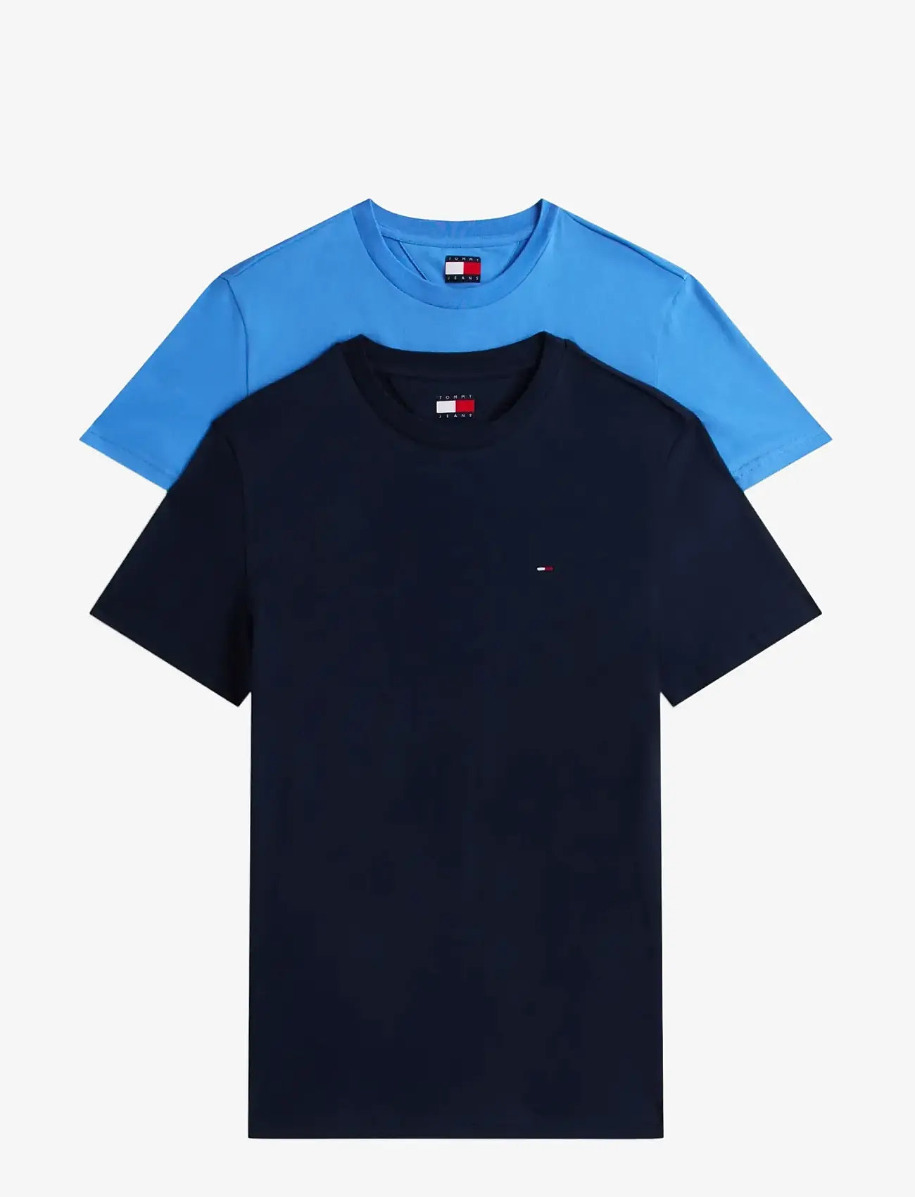 Tommy Jeans - TJM XSLIM 2PACK JERSEY TEE EXT - multipack t-shirts - dark night navy blue twilight - 1