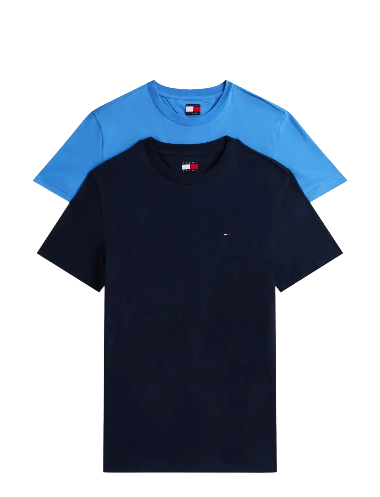 TJM XSLIM 2PACK JERSEY TEE EXT - DARK NIGHT NAVY BLUE TWILIGHT