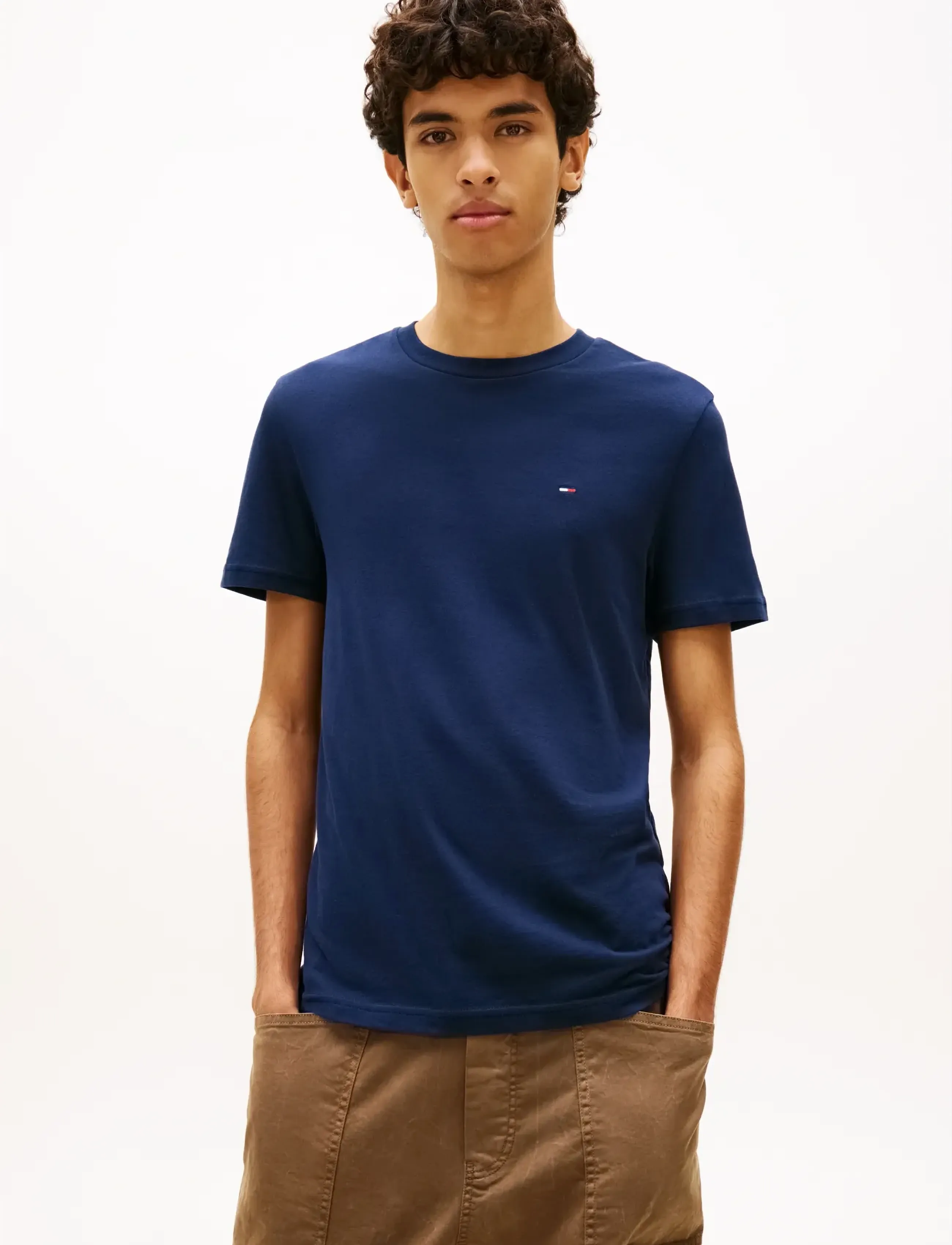 Tommy Jeans - TJM XSLIM 2PACK JERSEY TEE EXT - multipack t-shirts - dark night navy blue twilight - 2