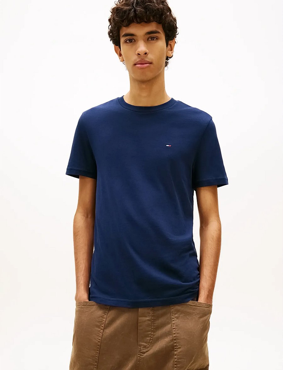 Tommy Jeans - TJM XSLIM 2PACK JERSEY TEE EXT - t-särkide multipakk - dark night navy blue twilight - 2