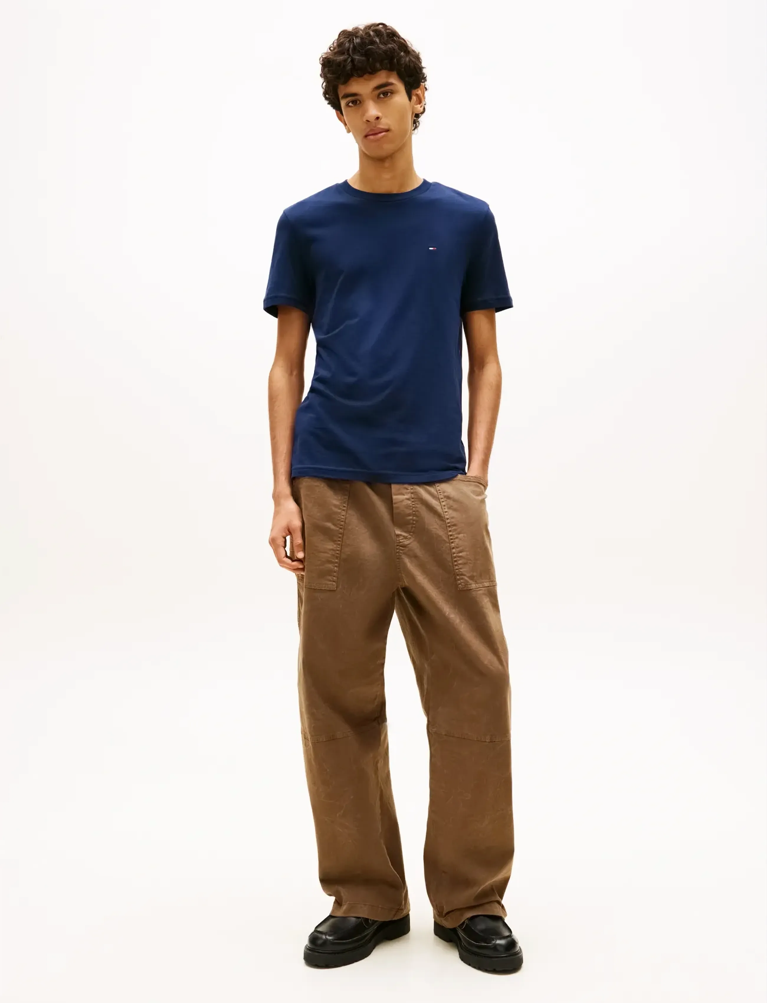 Tommy Jeans - TJM XSLIM 2PACK JERSEY TEE EXT - multipack t-shirts - dark night navy blue twilight - 4