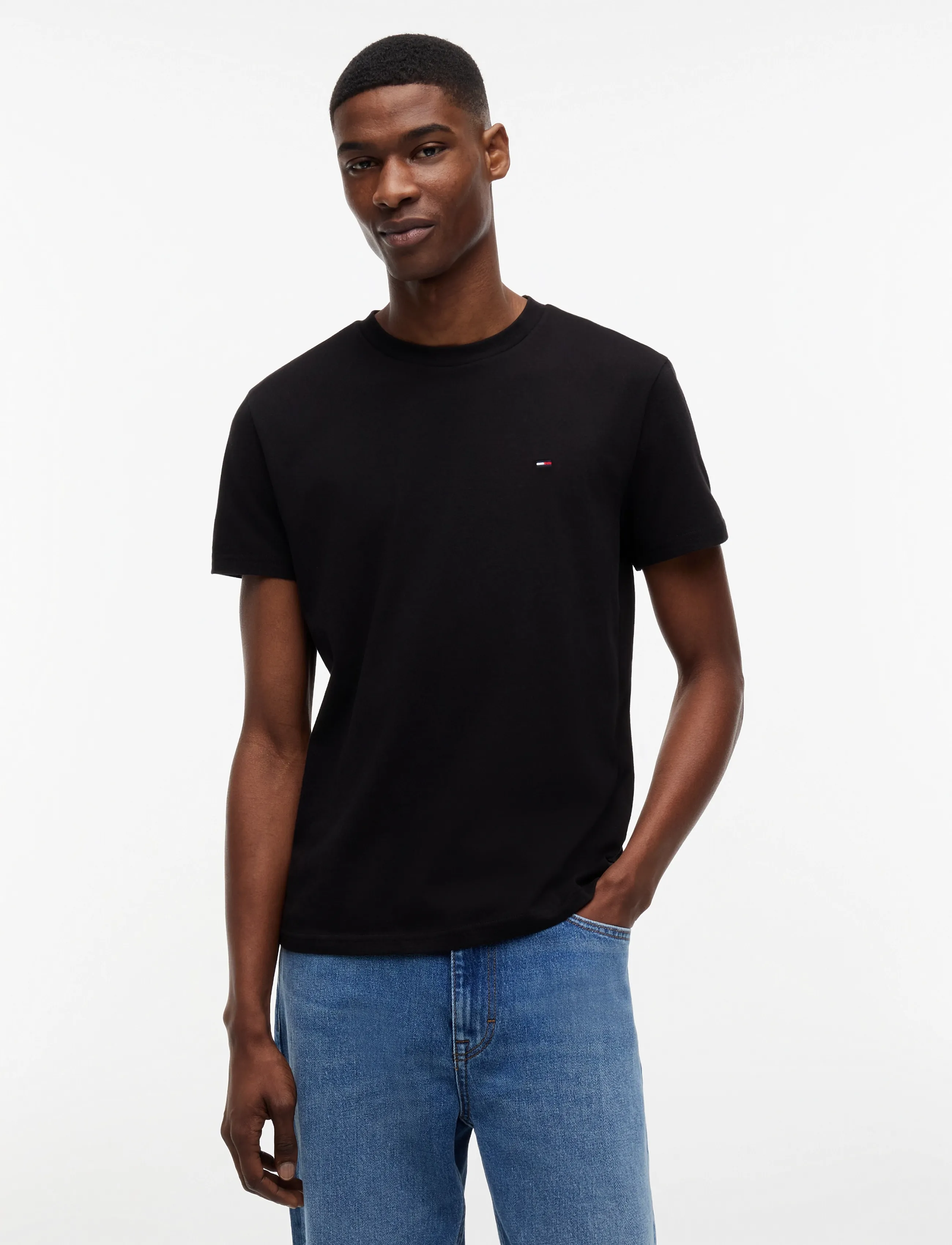 Tommy Jeans - 2 Pack Extra Slim Logo T-Shirt - multipack t-shirts - black   black - 3