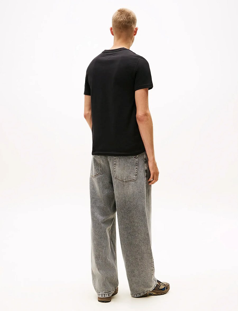 Tommy Jeans - TJM XSLIM 2PACK JERSEY TEE EXT - t-paidat monipakkauksessa - black / black - 4