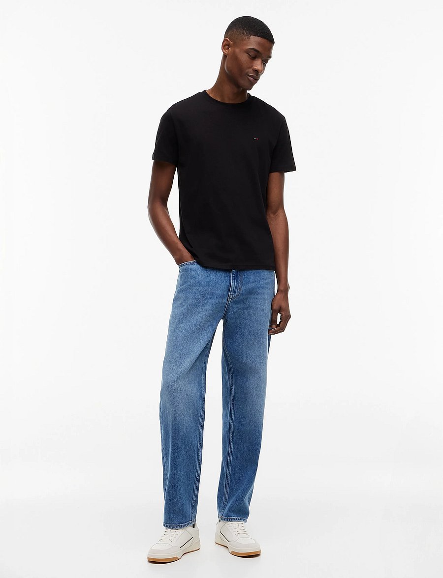 Tommy Jeans - TJM XSLIM 2PACK JERSEY TEE EXT - t-särkide multipakk - black black - 5