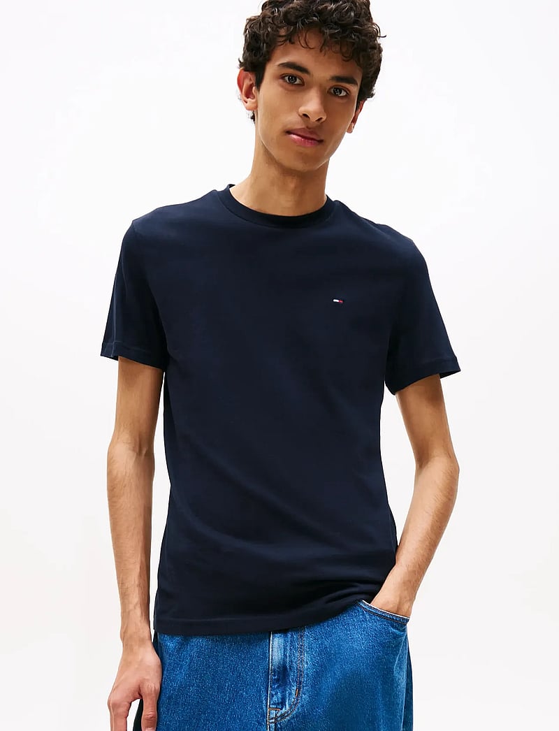 Tommy Jeans - TJM XSLIM 2PACK JERSEY TEE EXT - t-särkide multipakk - black dark blue - 5